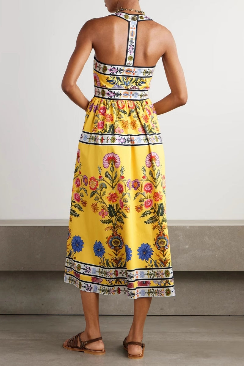 Casual Strapless Midi Dress