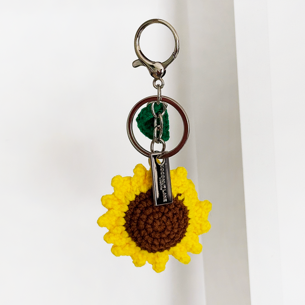 Sunflower Bag Charm