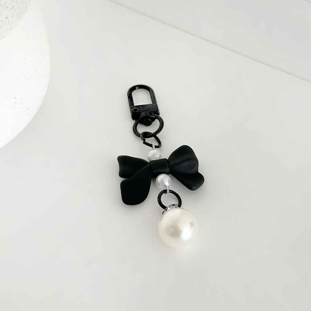 Coquette Kurdeleli Anahtarlık - Siyah