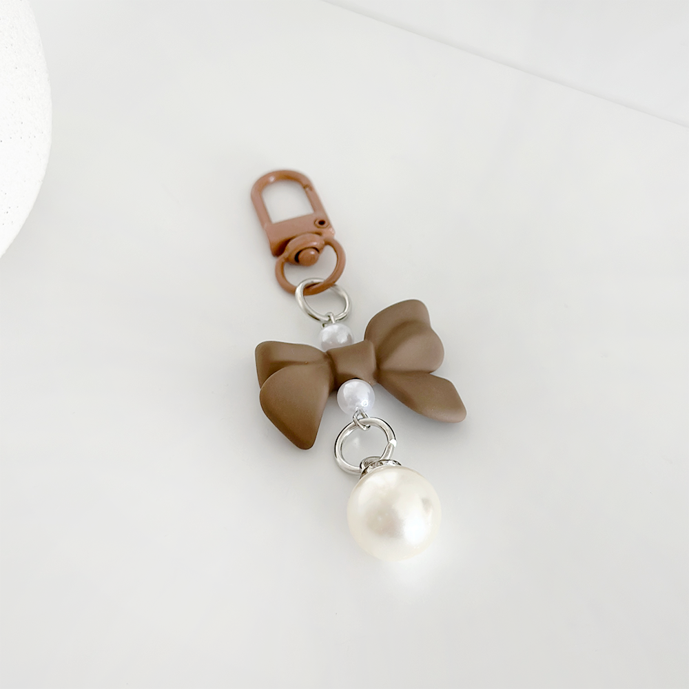 Coquette Kurdeleli Anahtarlık - Kahverengi