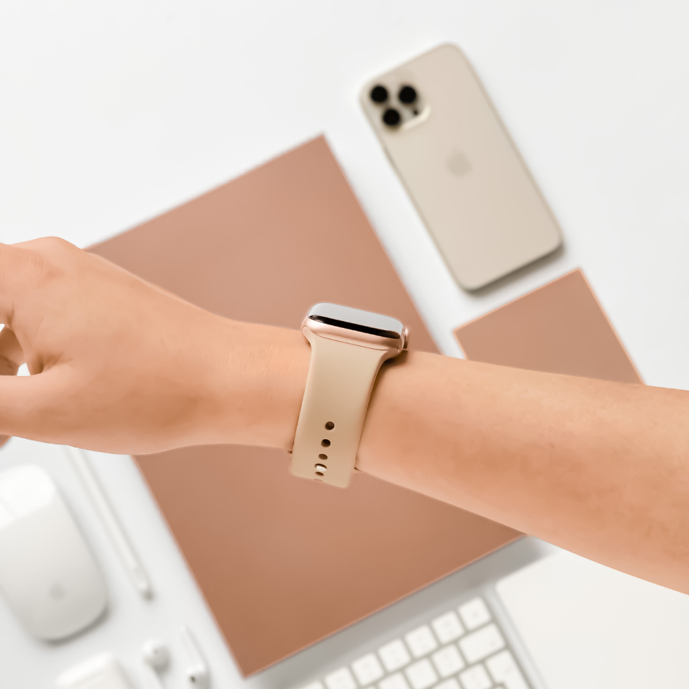 NAKD Apple Watch Strap - Caramel Latte