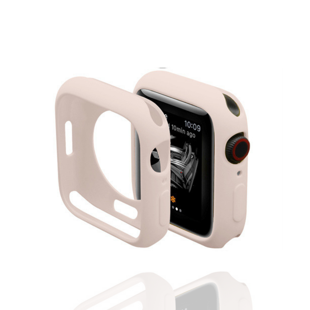 Silicone Apple Watch Case - Pale Pink