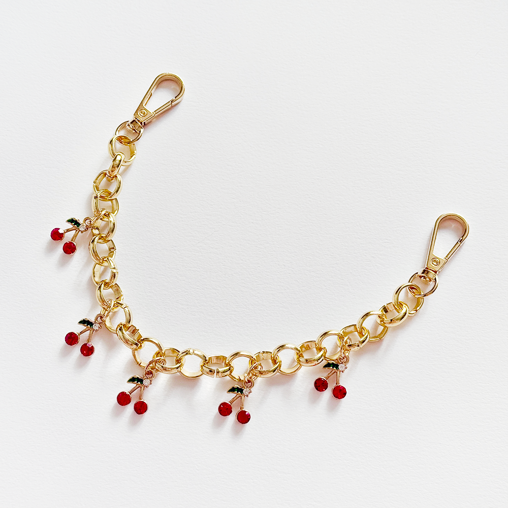 Kiraz Zincir Çanta Süsü