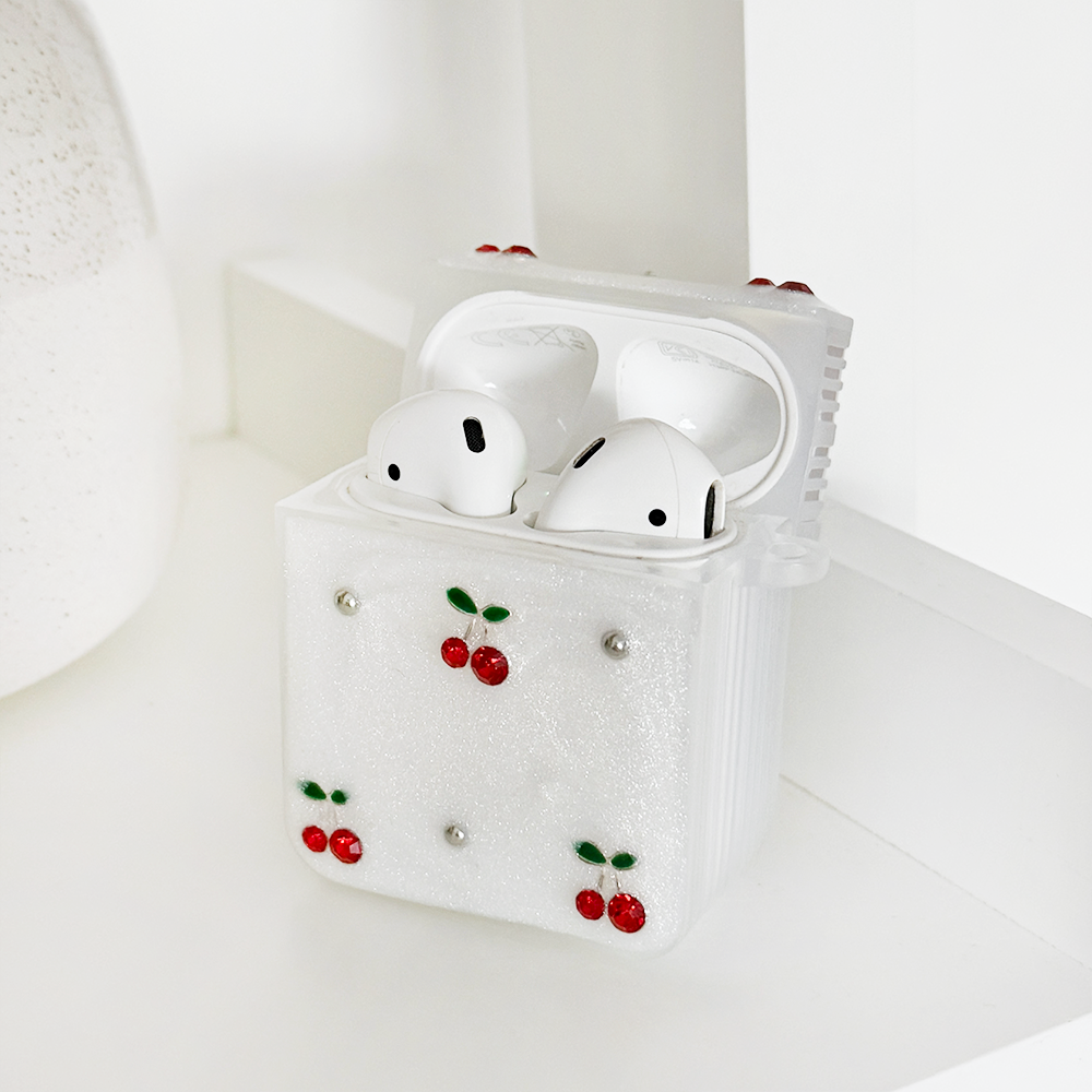 Airpods Case - Cherry Pearl