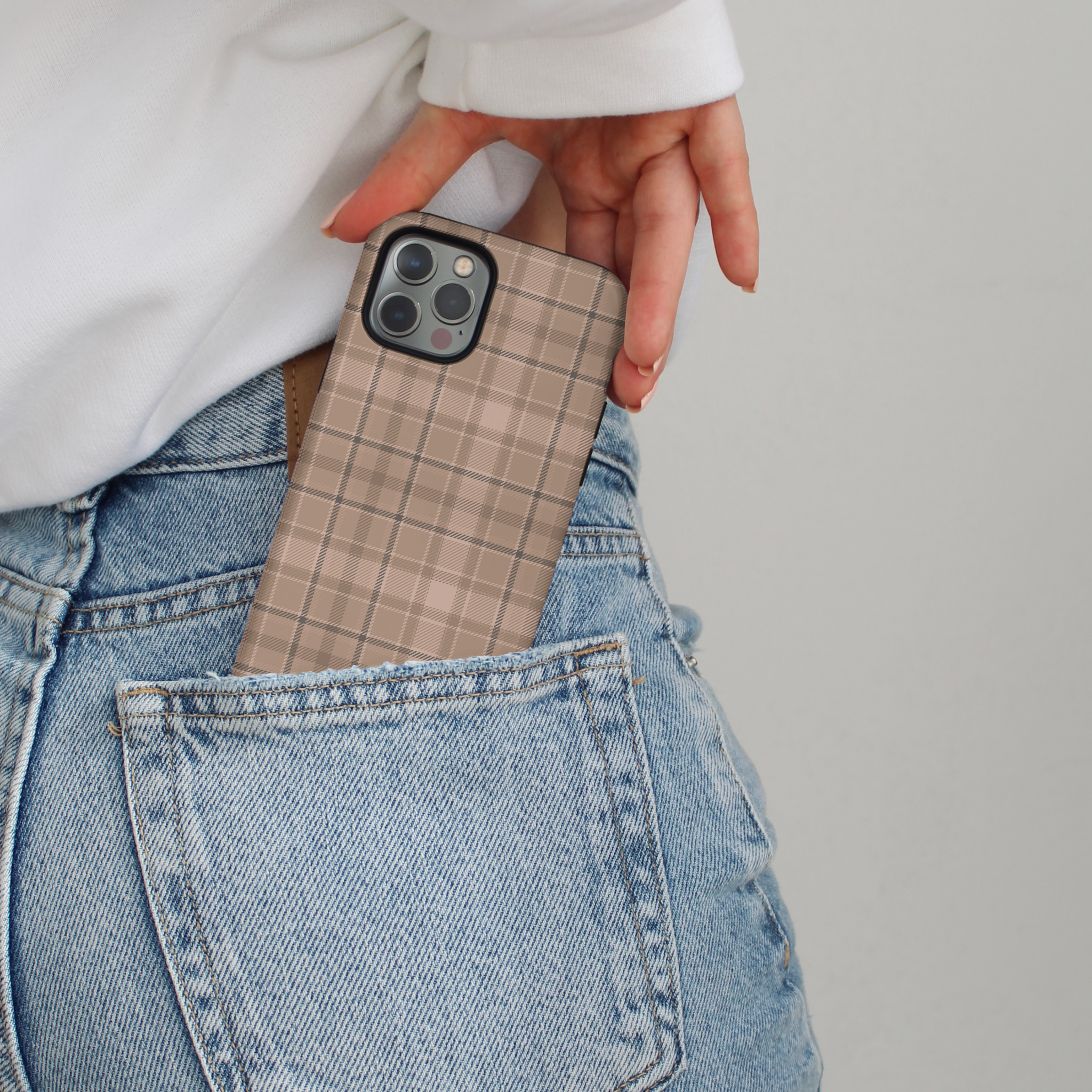 Tough Phone Case - Chic Plaid