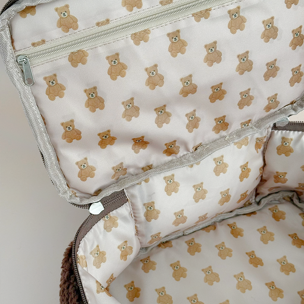 Travel Vanity Case - Chocolate Teddy