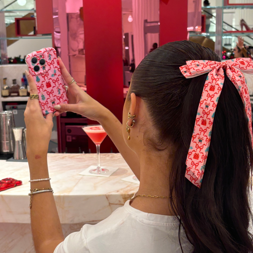 Kurdeleli Fiyonk Toka - Noel Öpücükleri