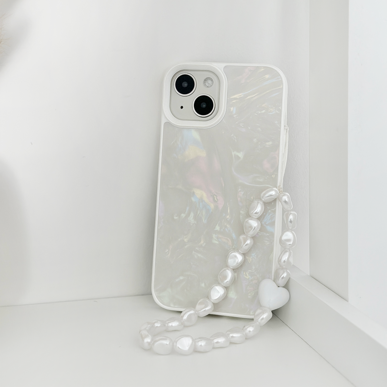 Beaded Phone Strap - Chunky Pearls