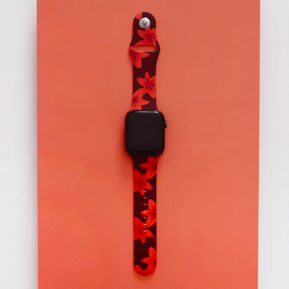 Tarçın Zambak Apple Watch Kayışı