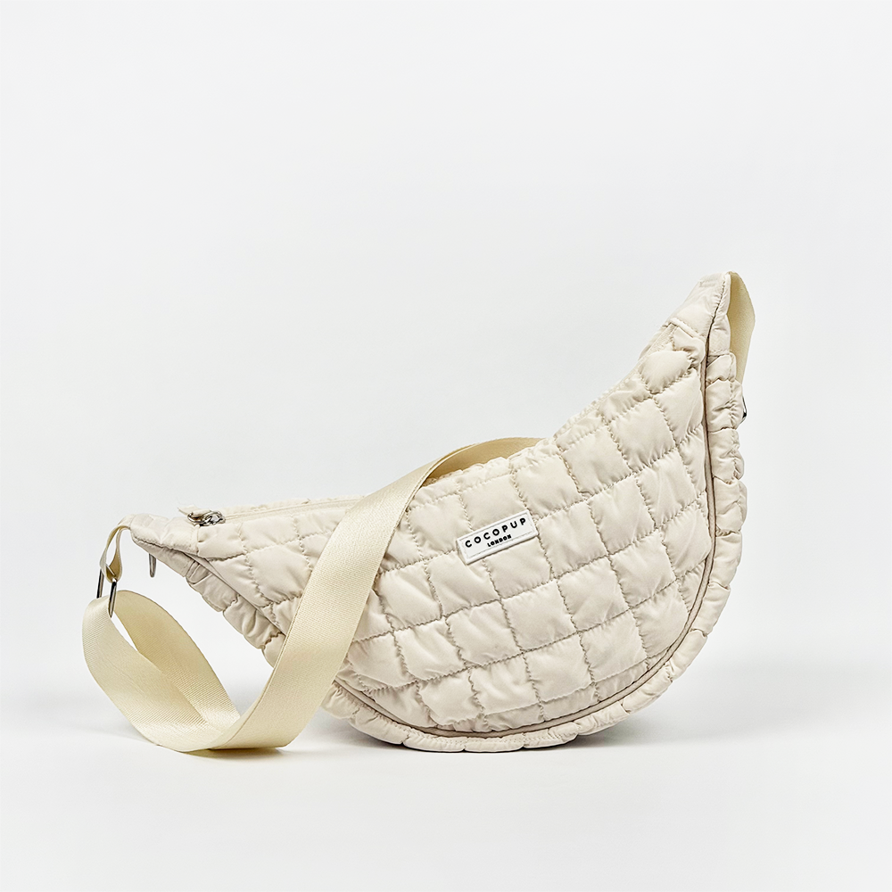 Çapraz Askılı Hilal Şekilli Köpek Gezdirme Çantası Seti - Bulut