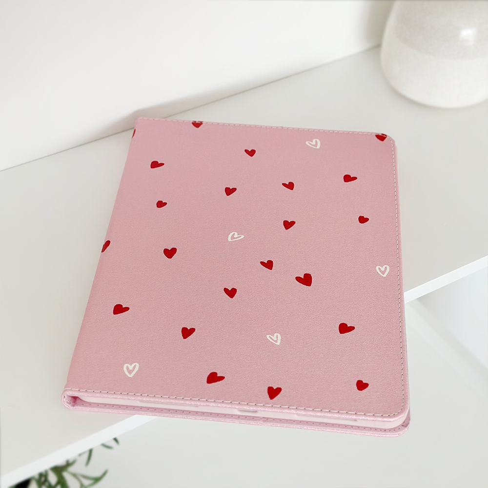 Cute Hearts iPad Case