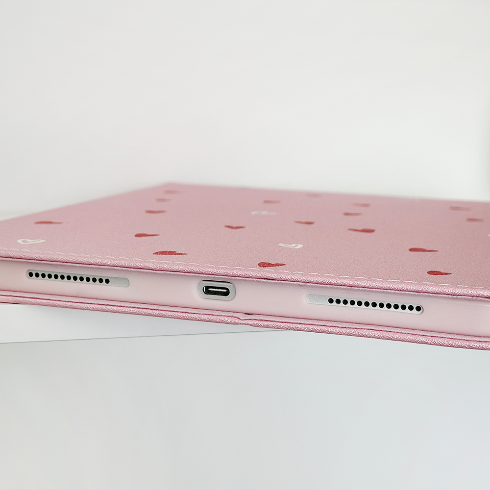 Cute Hearts iPad Case