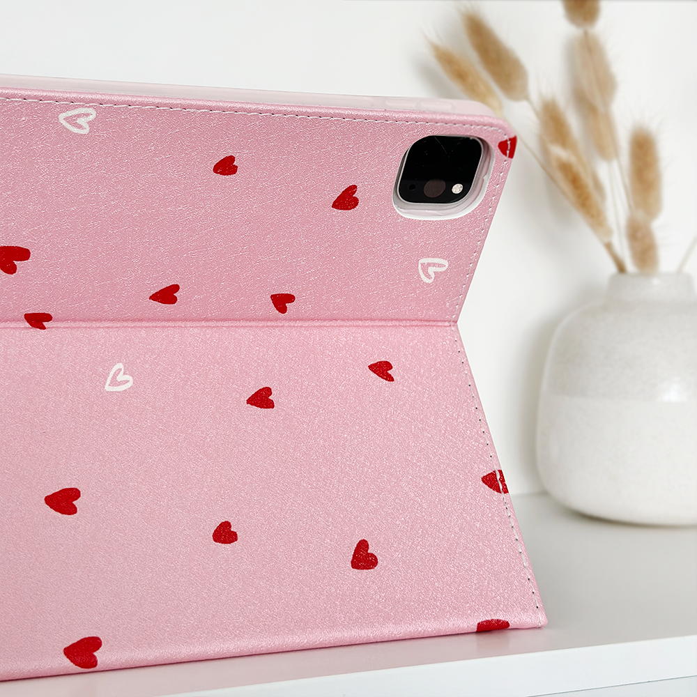 Cute Hearts iPad Case