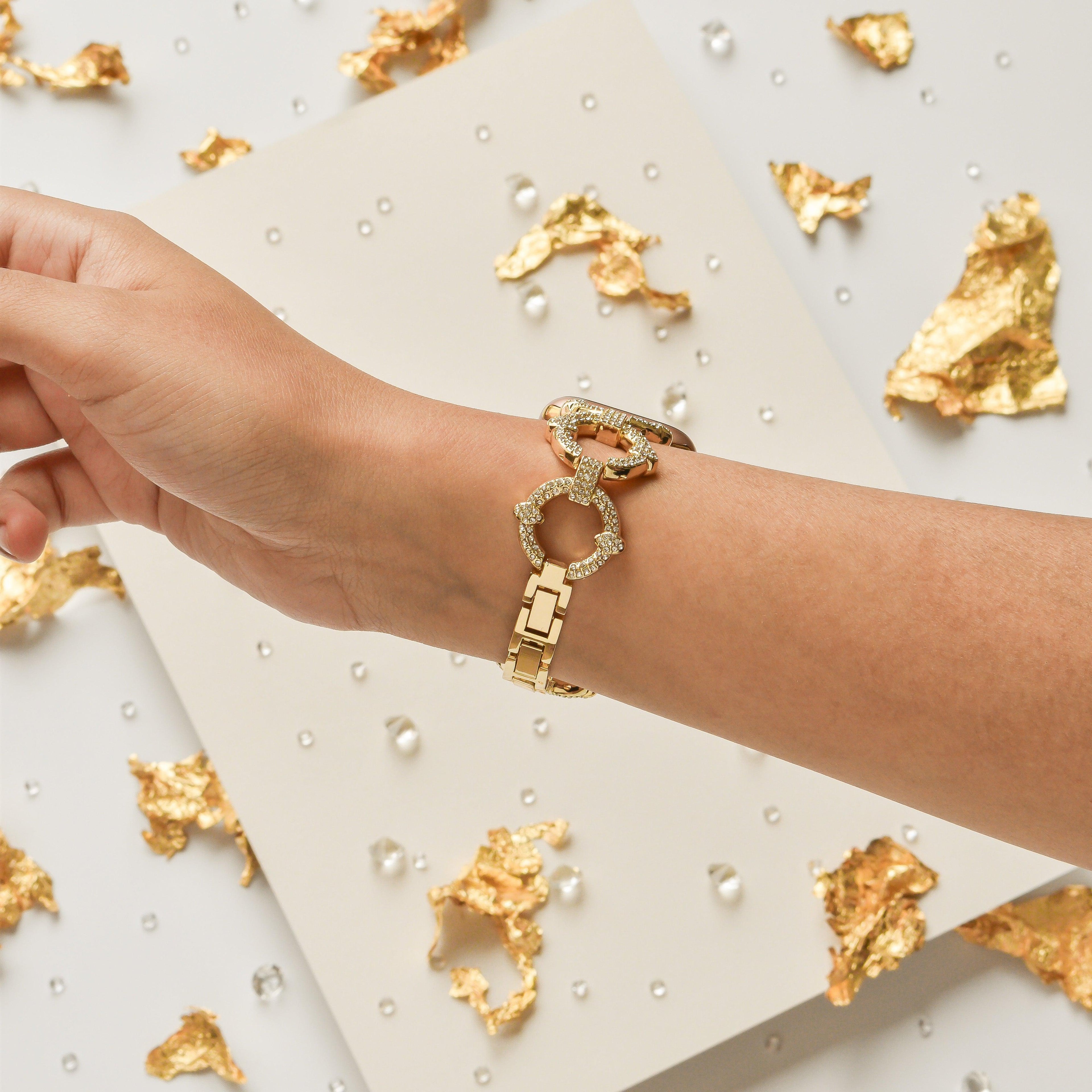 Elmaslı Bileklik Apple Watch Kayışı