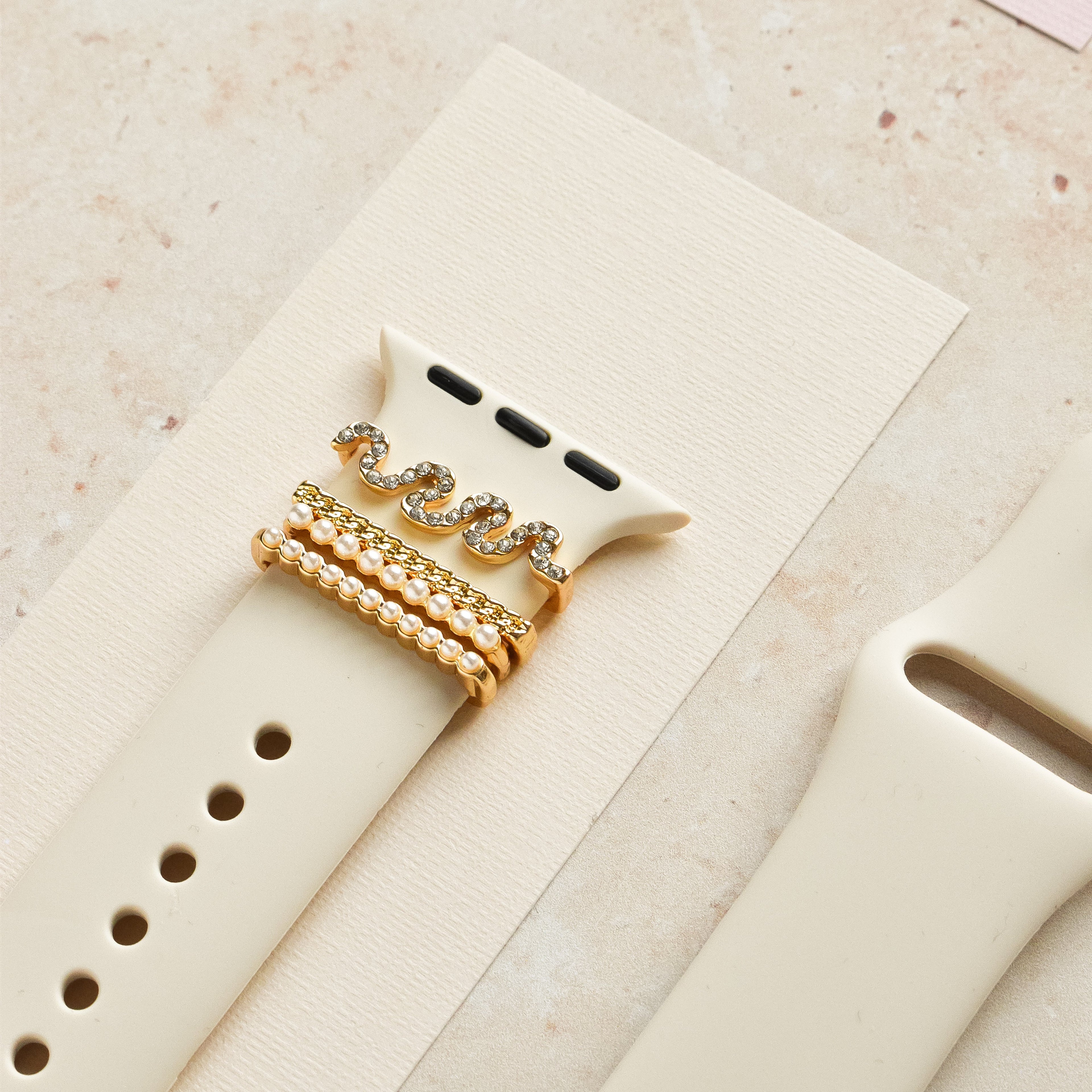 Saat Kayışı Süs Eşyası Paketi - Dalgalı Elmas