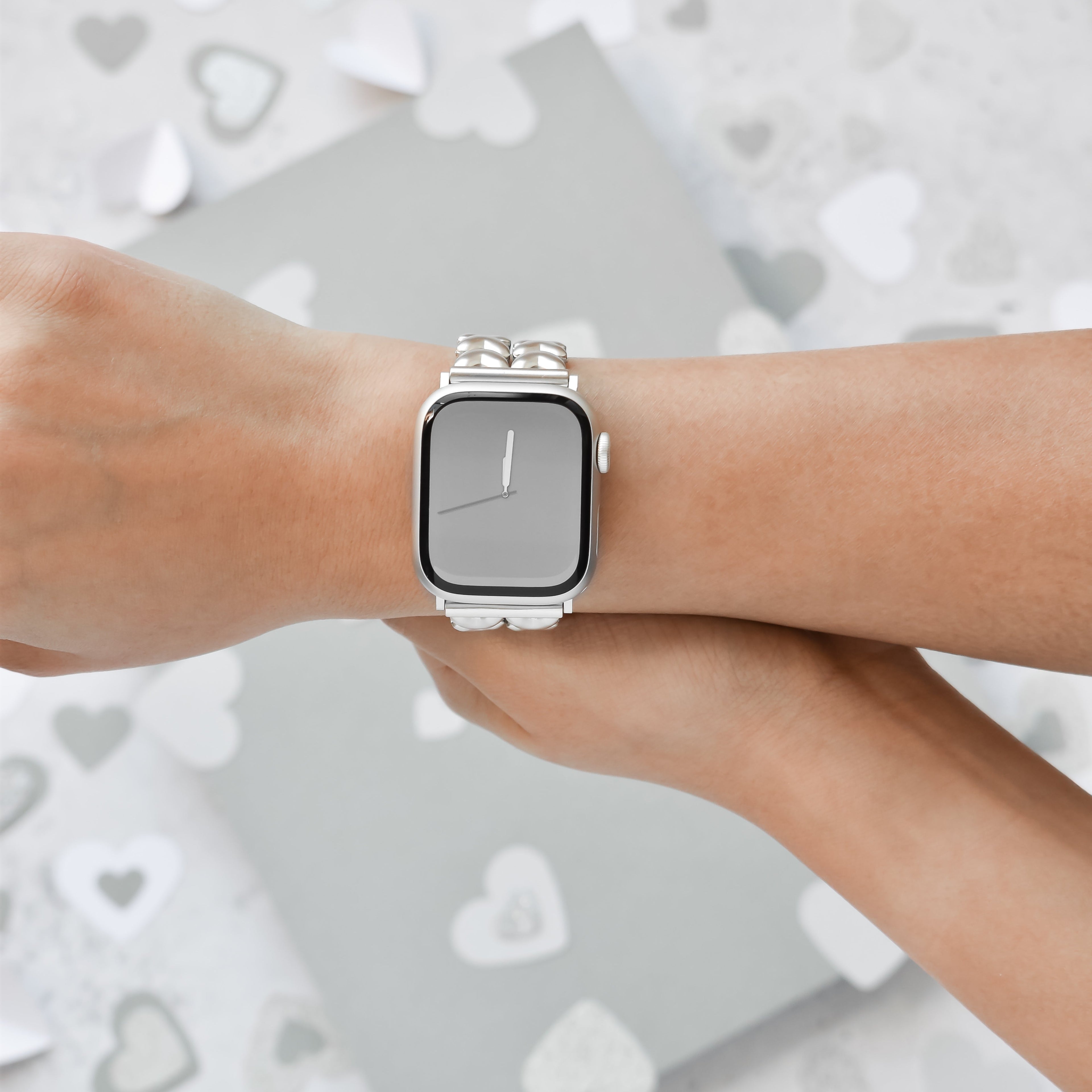 Kalpli Zincir Apple Watch Kayışı - Yıldız Işığı