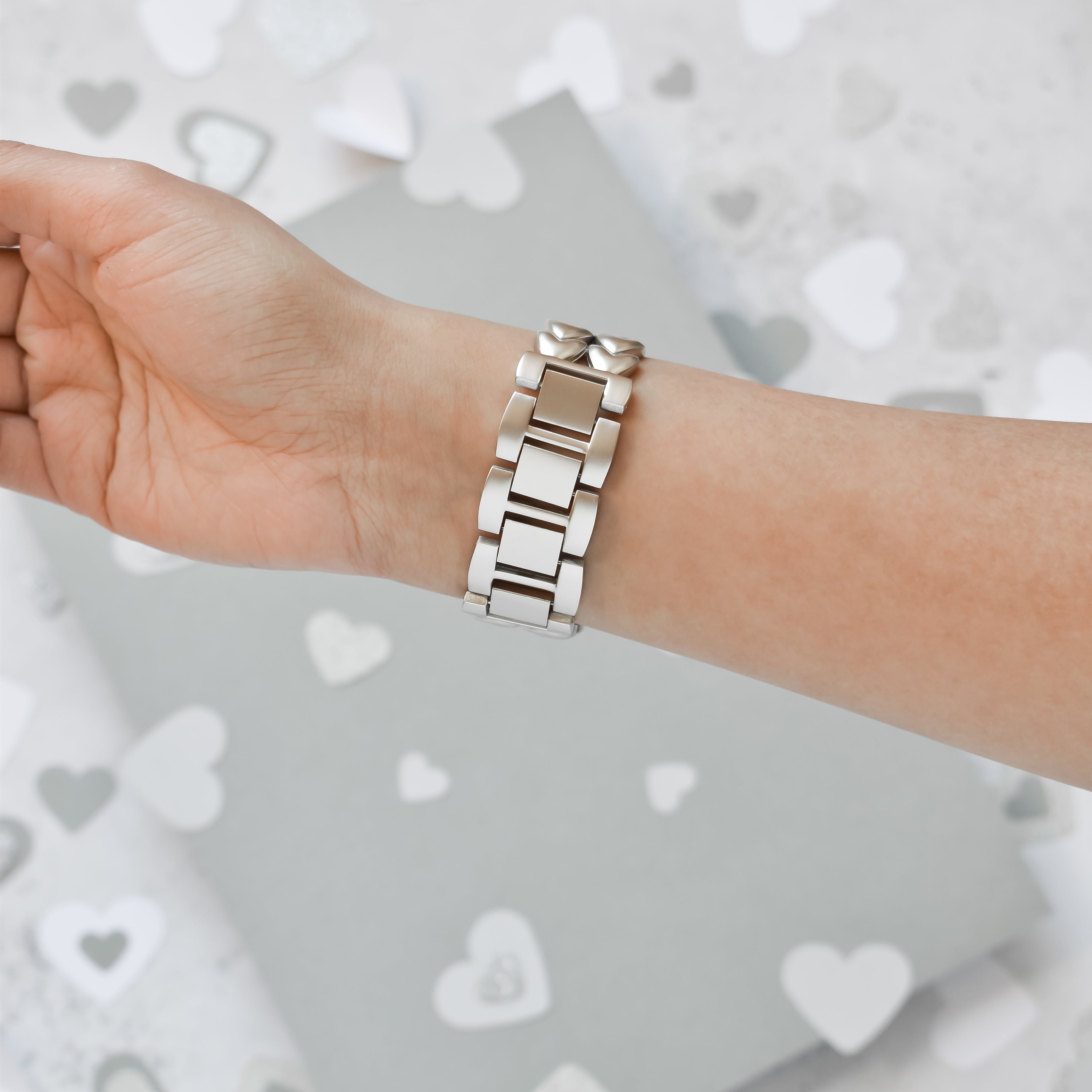 Kalpli Zincir Apple Watch Kayışı - Yıldız Işığı