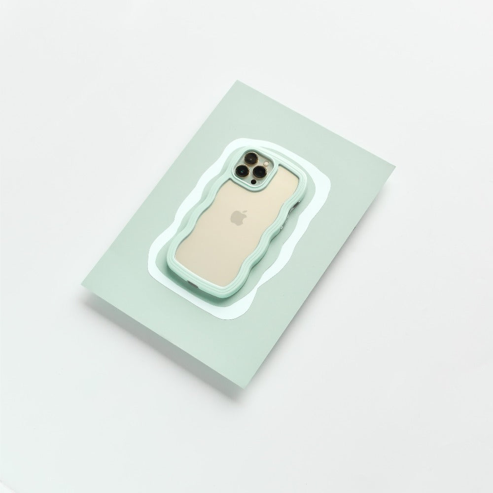 Kavisli Telefon Kılıfı - Nane Yeşili