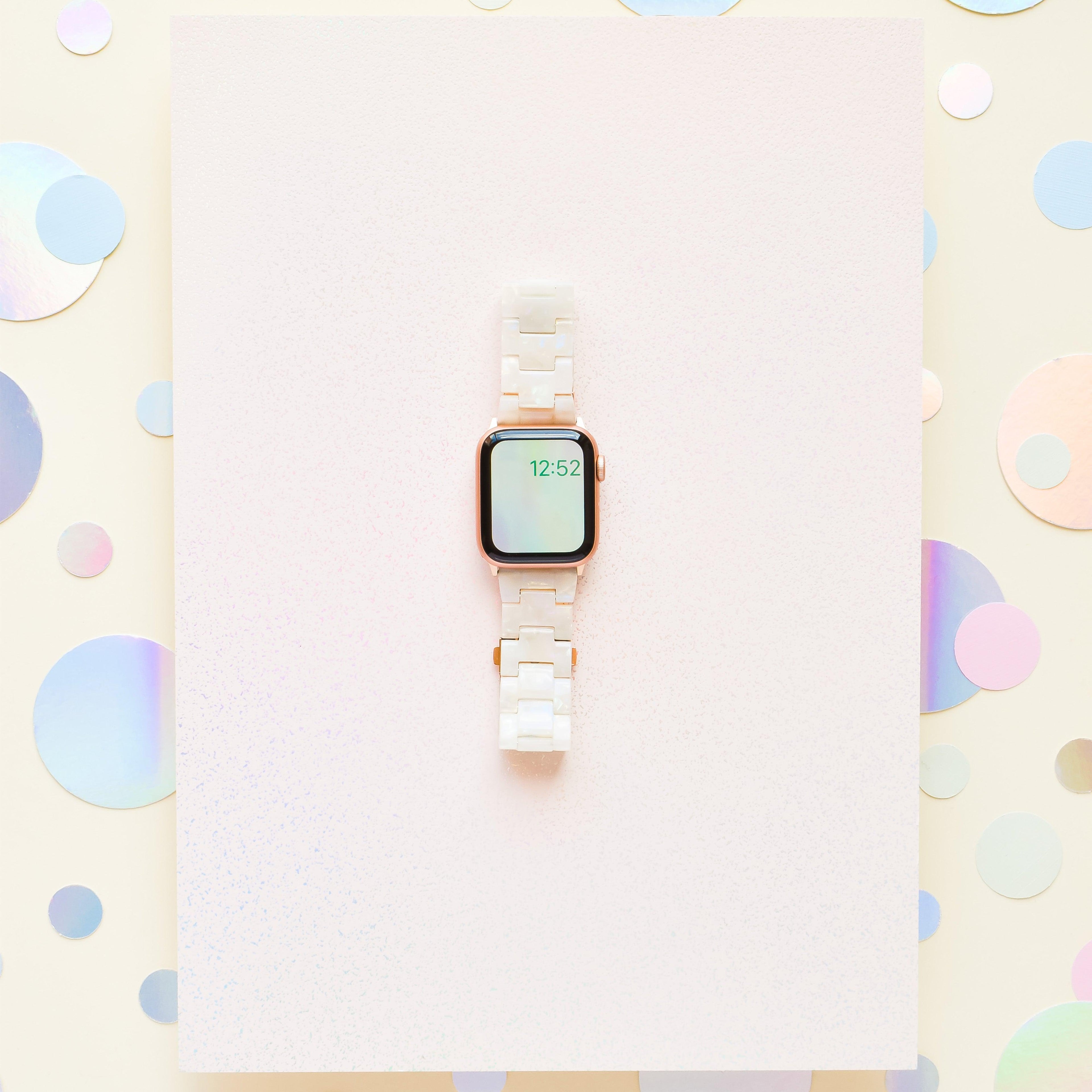 Lüks Işıltılı Apple Watch Kayışı