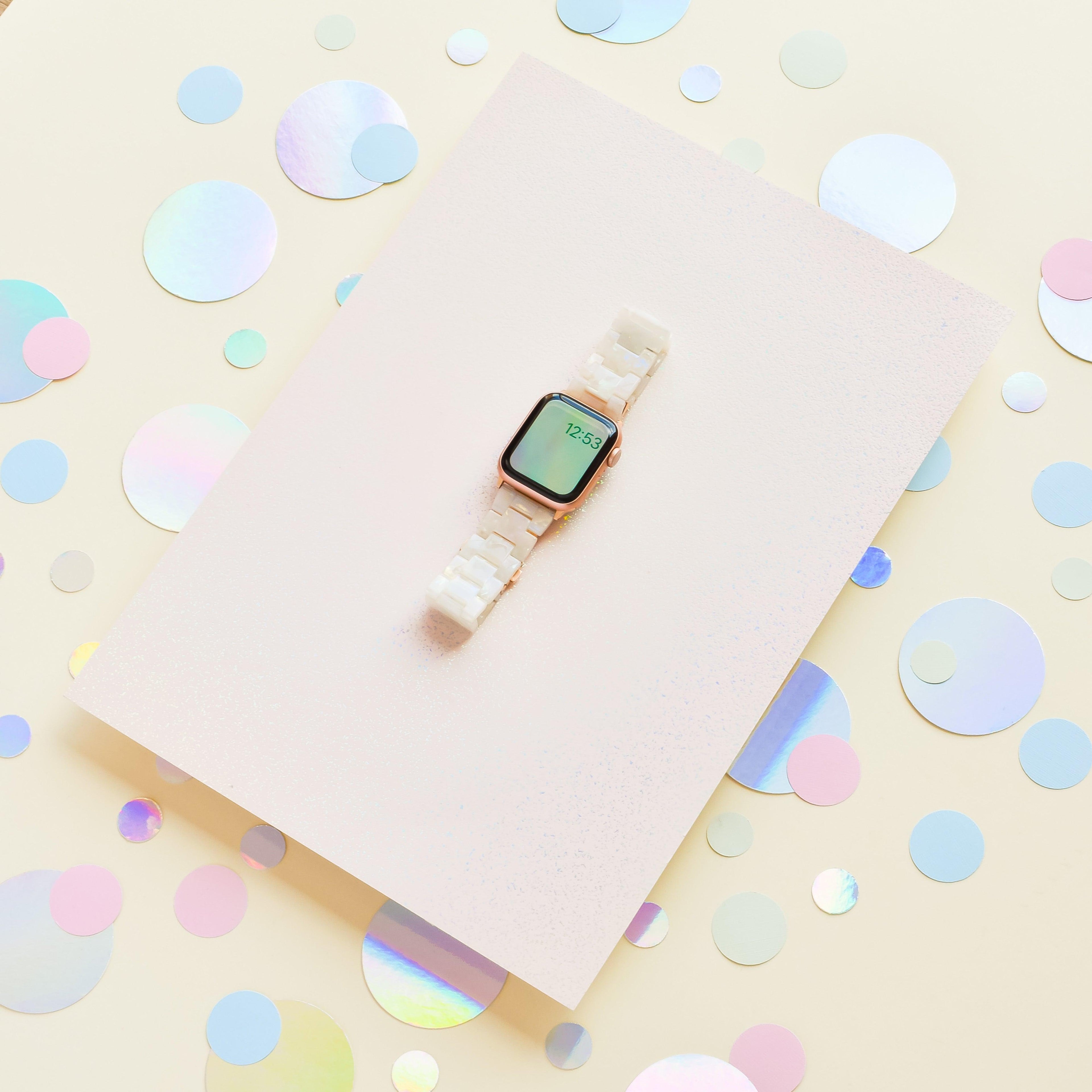 Lüks Işıltılı Apple Watch Kayışı