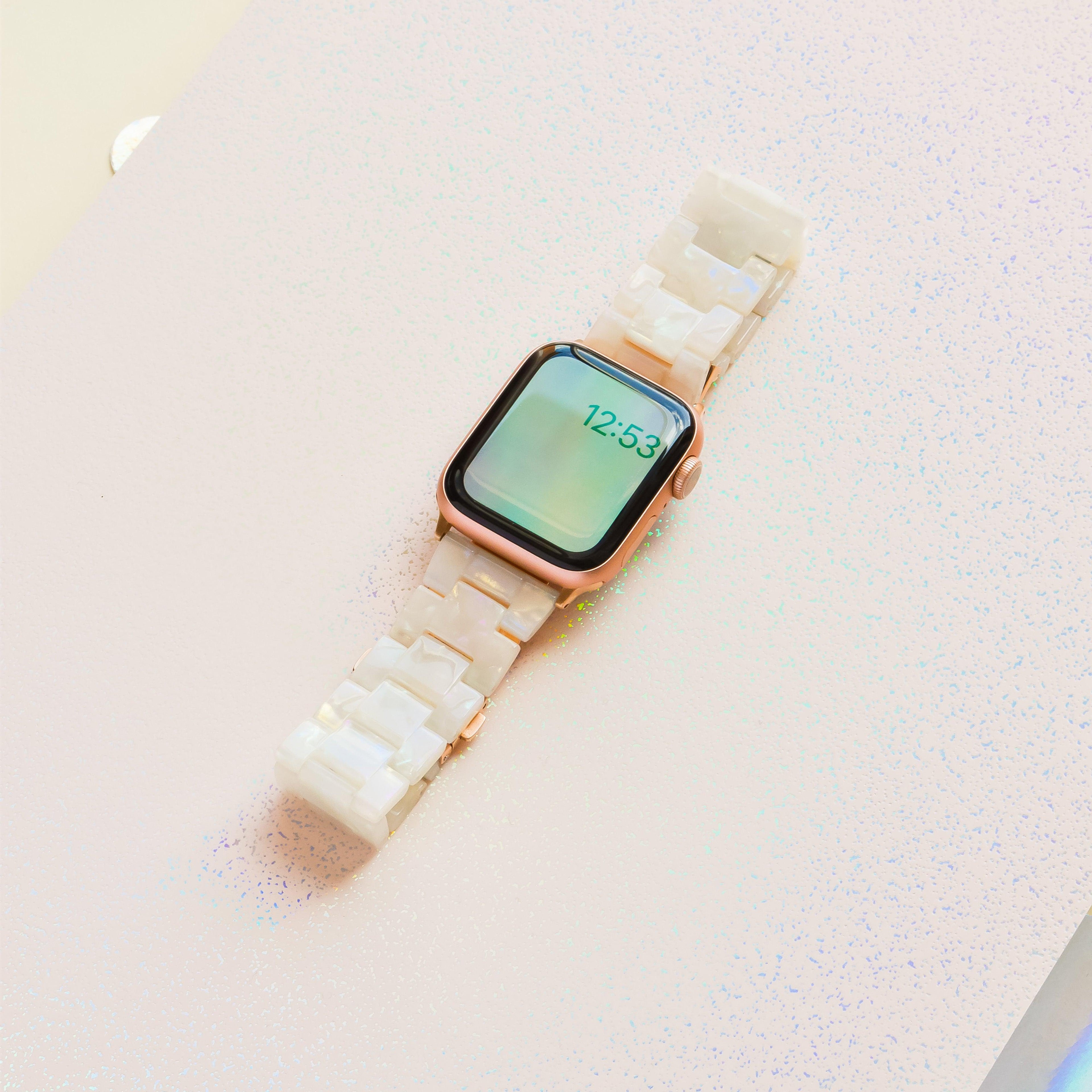 Lüks Işıltılı Apple Watch Kayışı