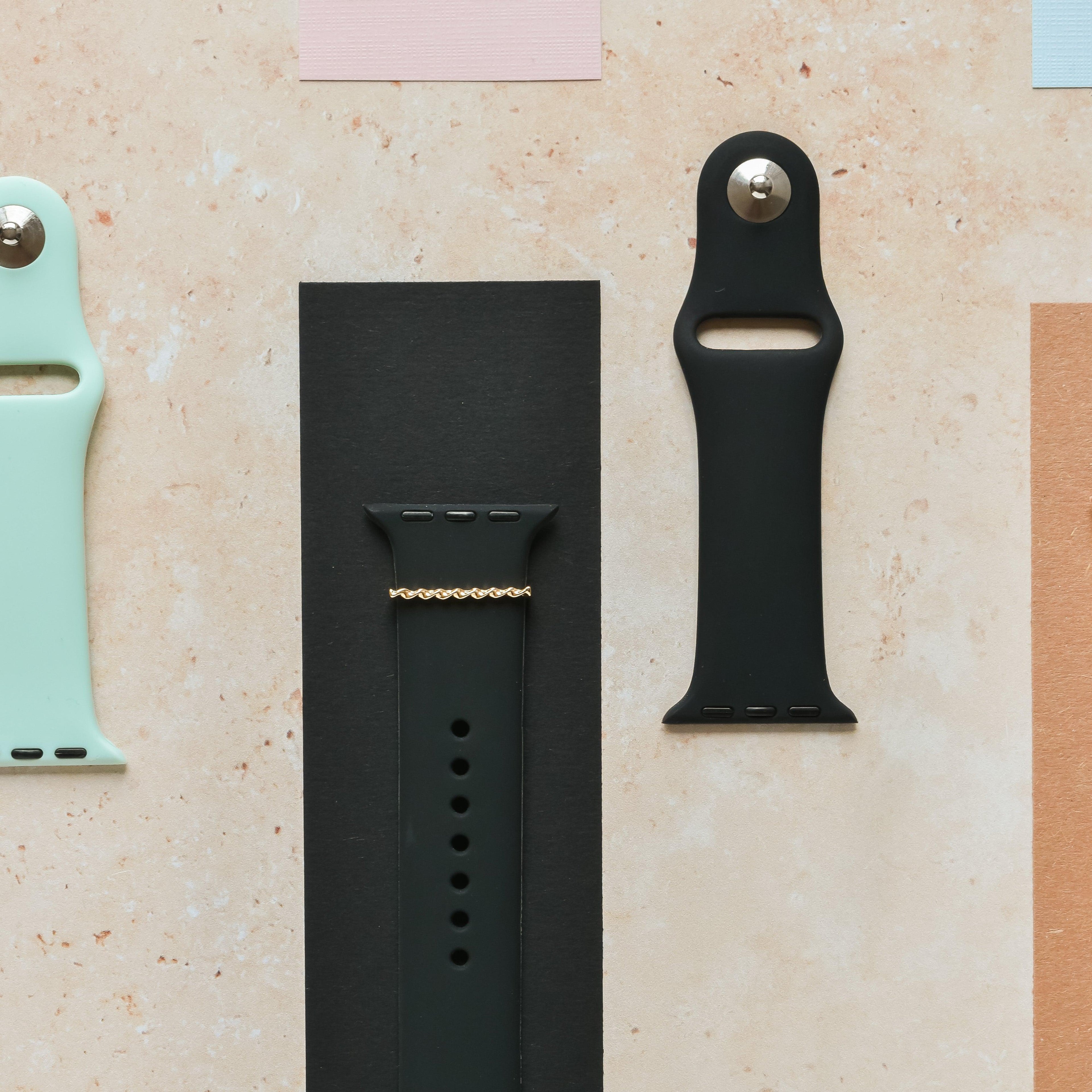 Watch Strap Charm - Gold Twist