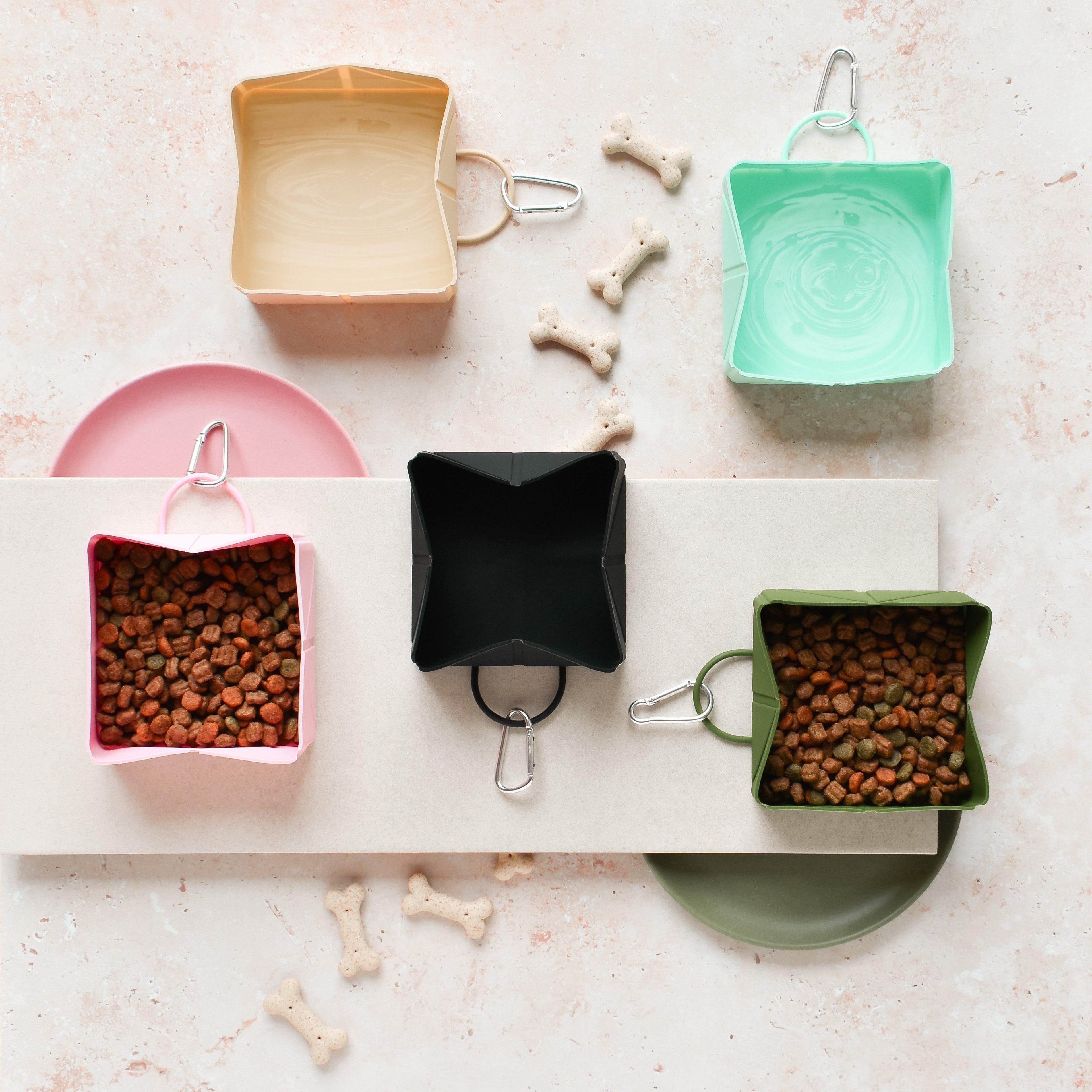 Cocopup Katlanabilir Seyahat Kasesi - Nude