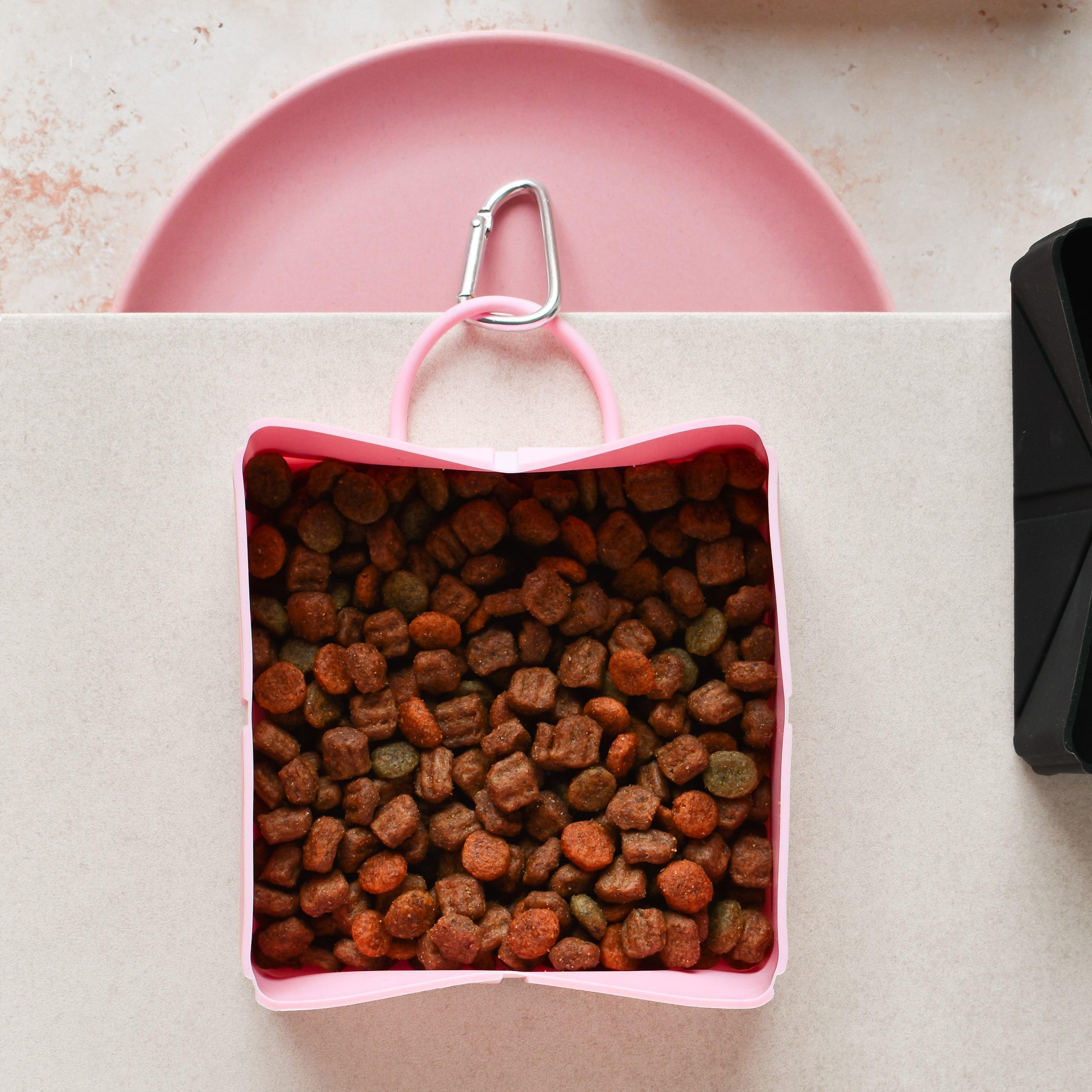 Cocopup marka katlanabilir seyahat kasesi - Pembe