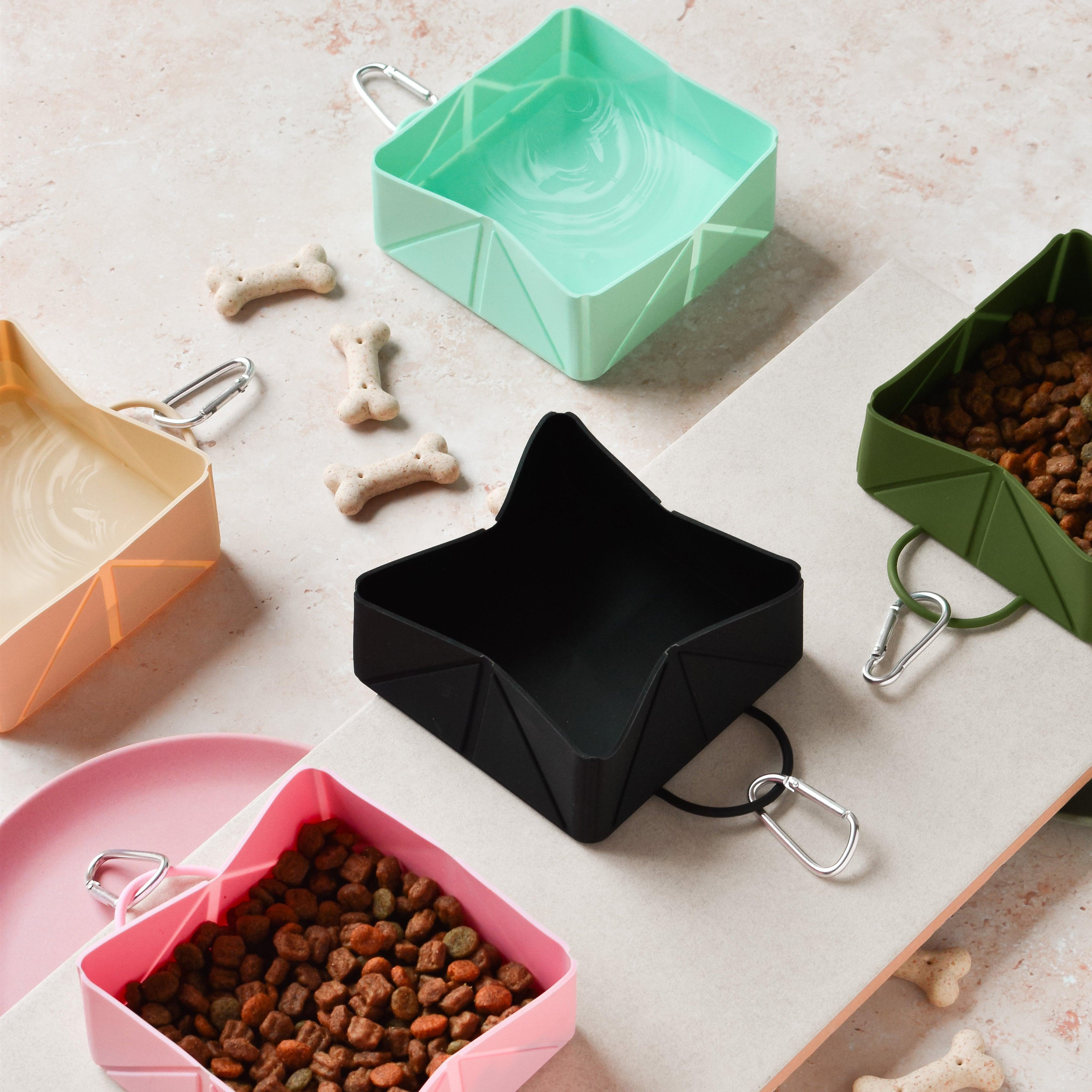 Cocopup marka katlanabilir seyahat kasesi - Siyah