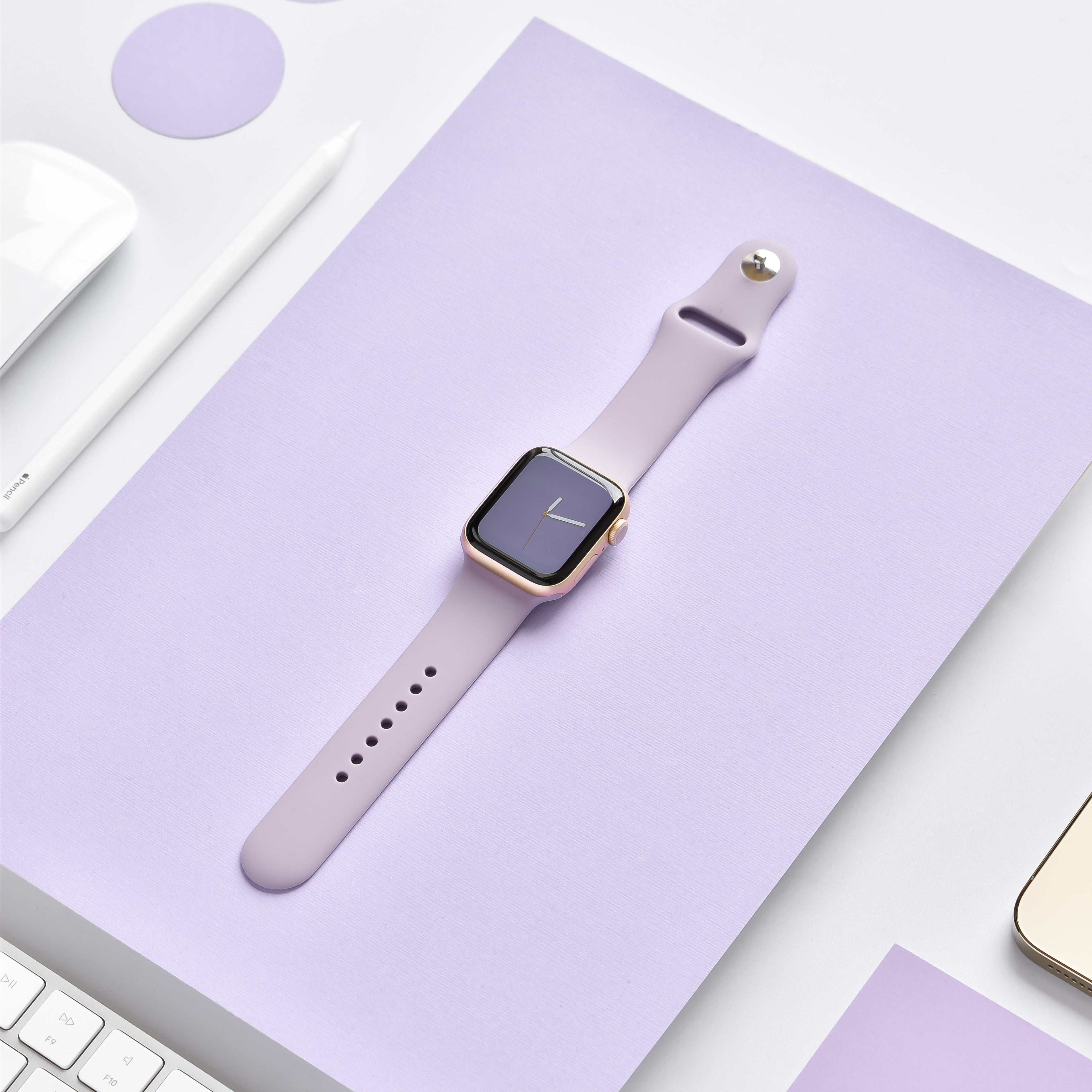 NAKD Apple Watch Kayışı - Lavanta Leylak