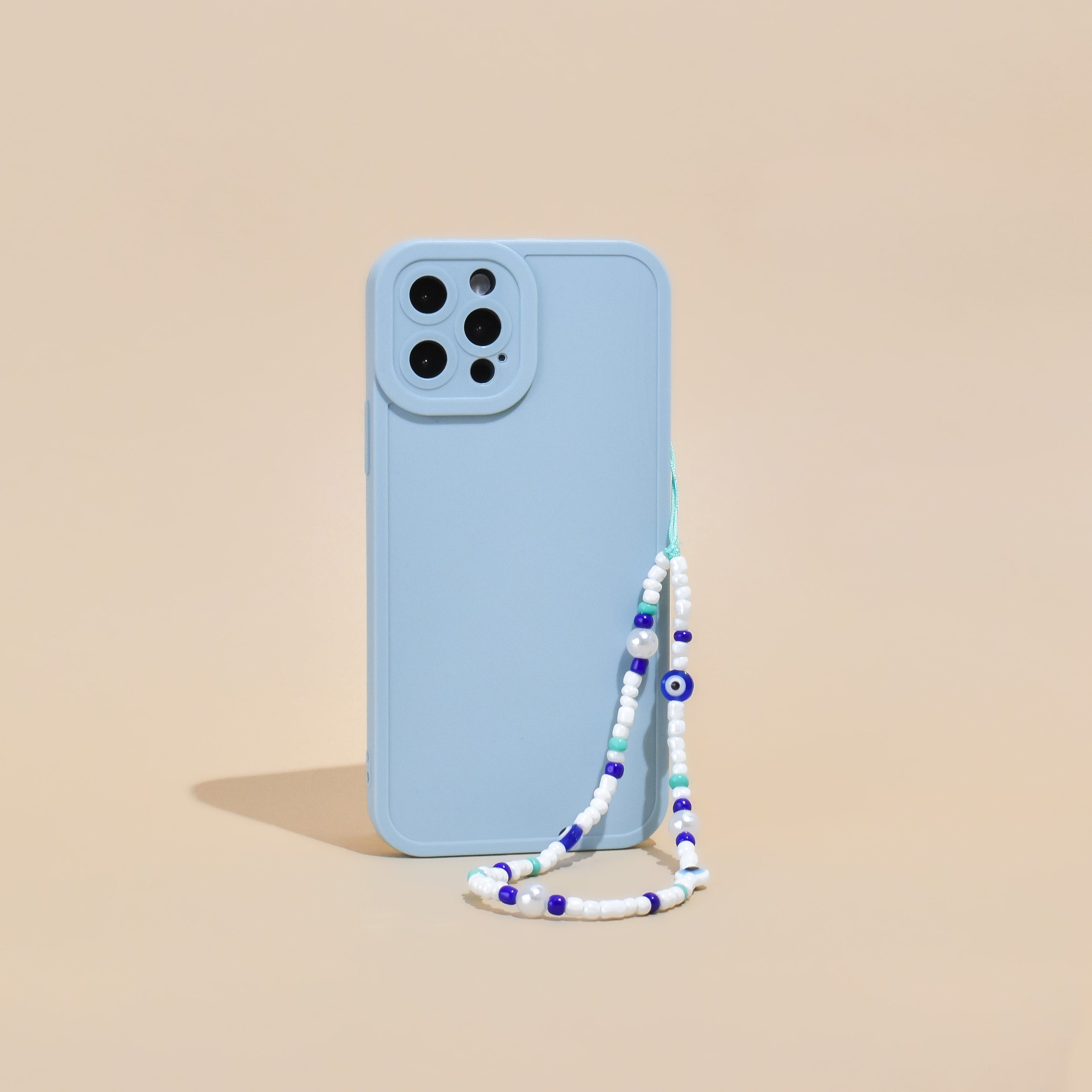 Beaded Phone Strap - Evil Eye