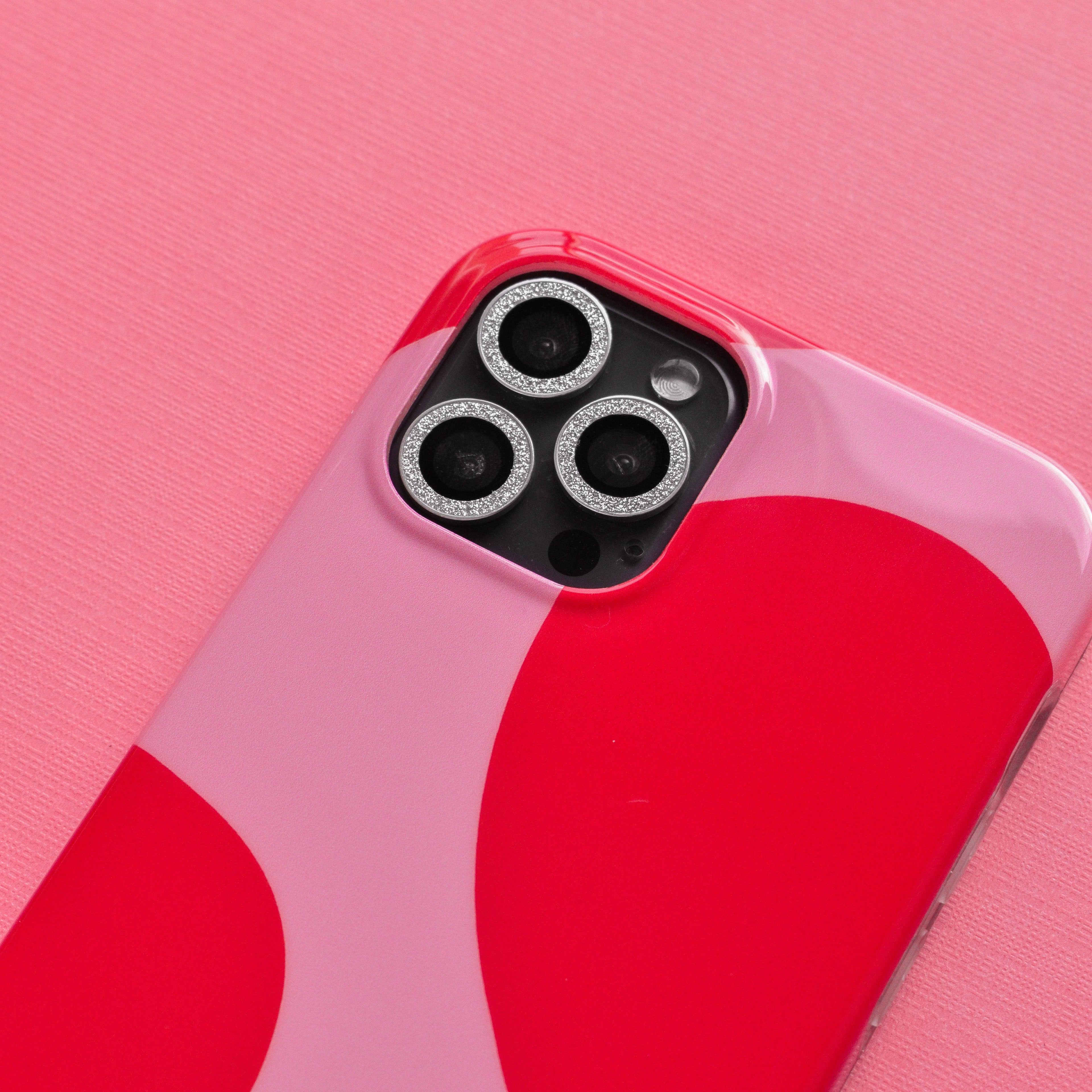 Koruyucu Kamera Lens Kapakları - Gümüş Simli