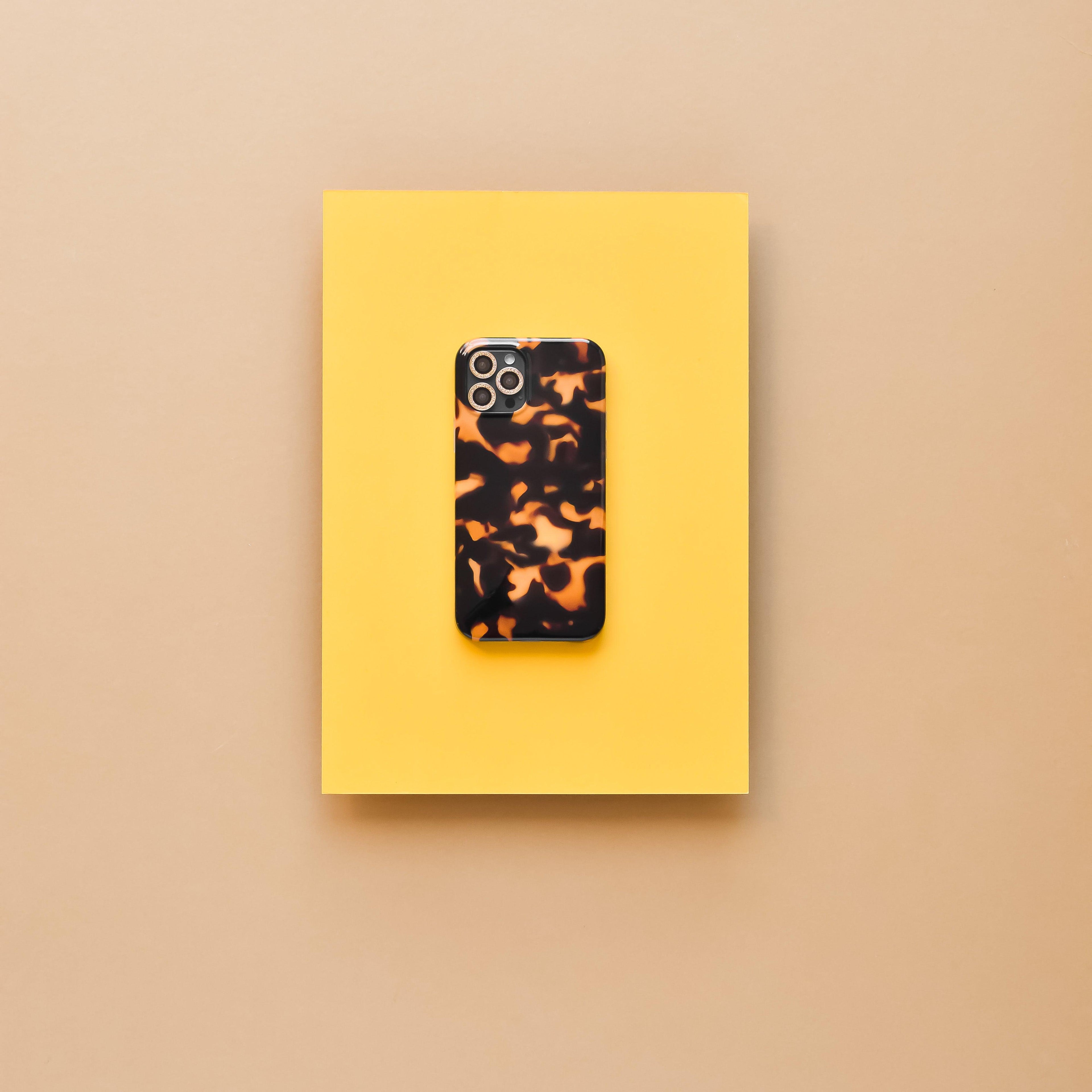 Protective Camera Lens Covers - Gold Glitter