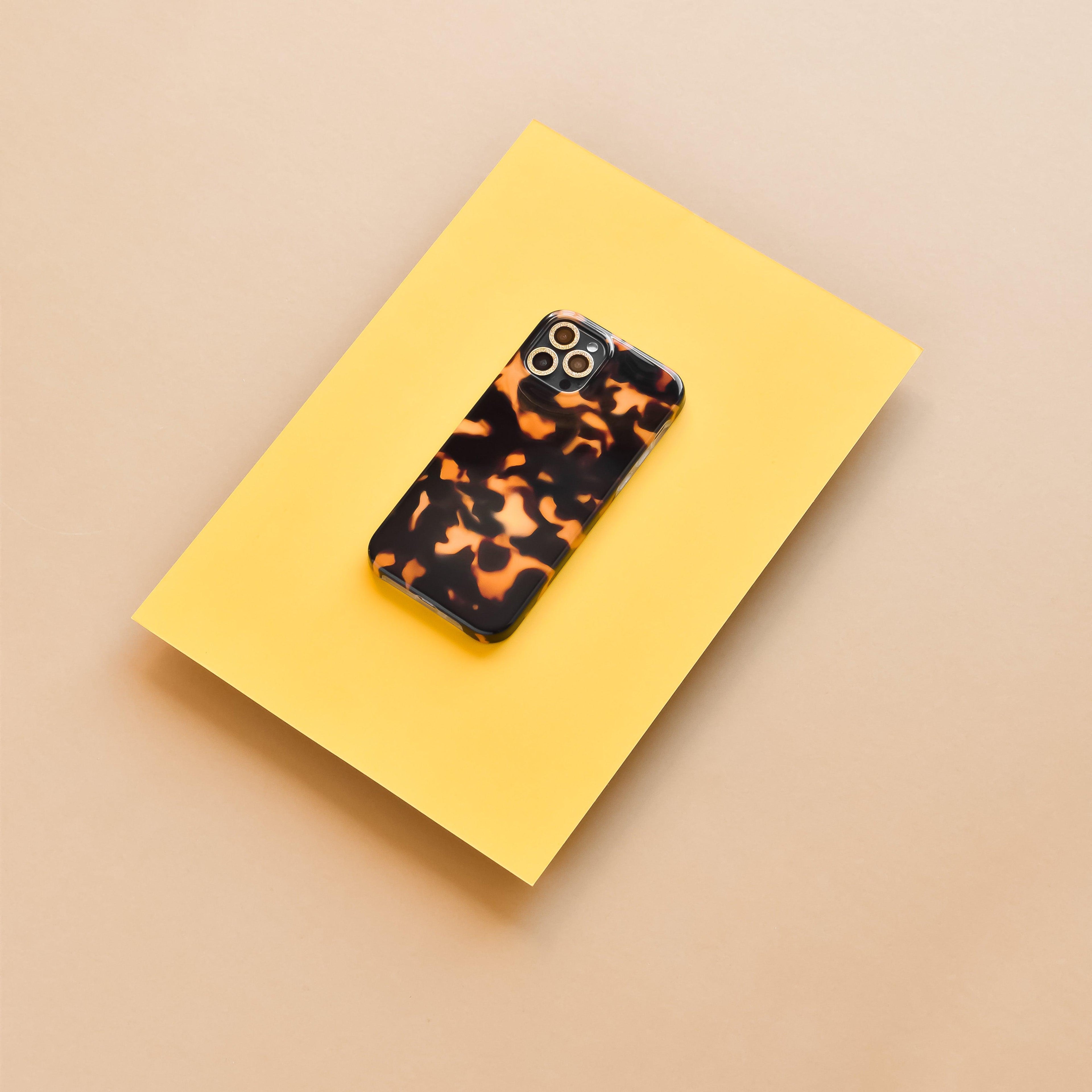 Protective Camera Lens Covers - Gold Glitter