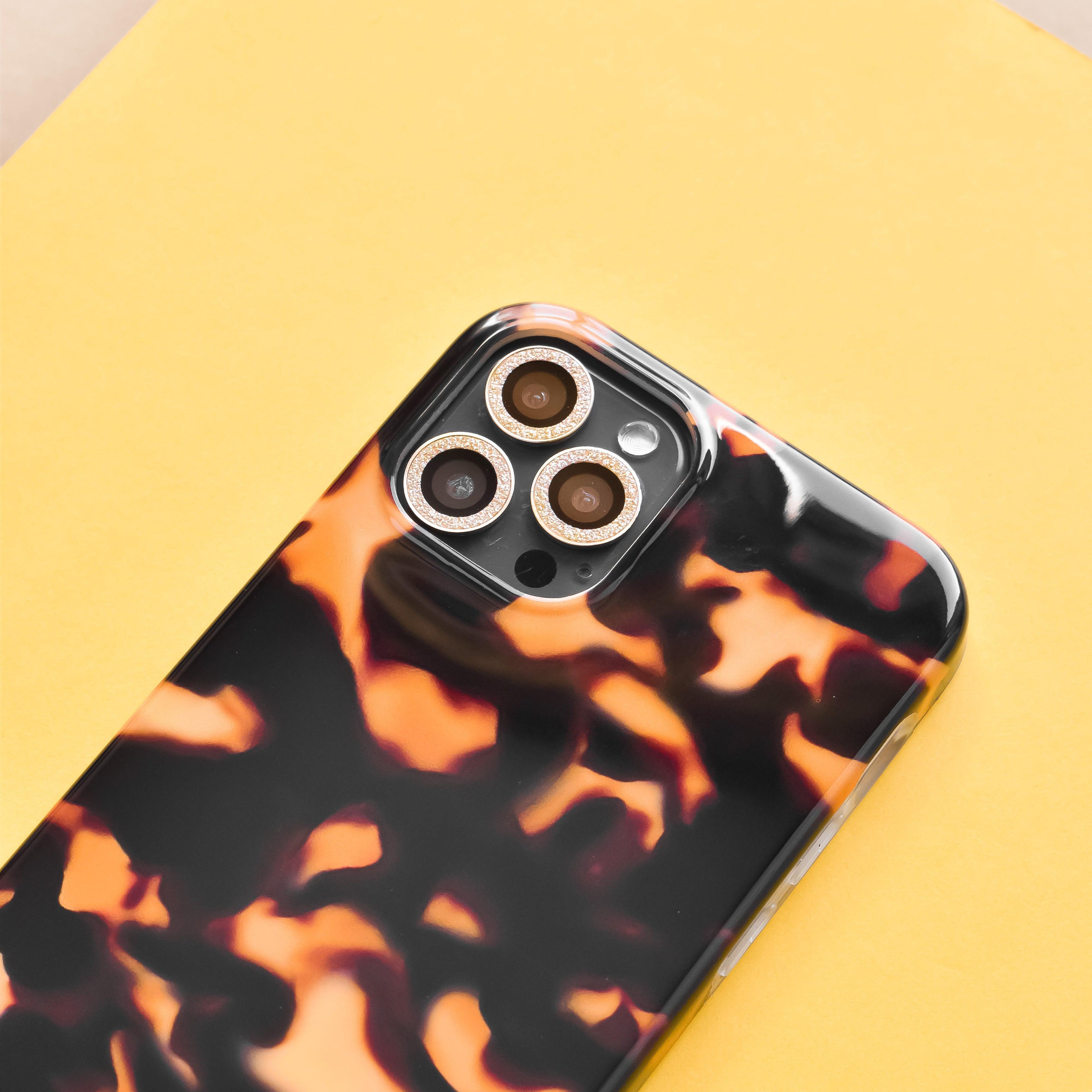 Koruyucu Kamera Lens Kapakları - Altın Simli