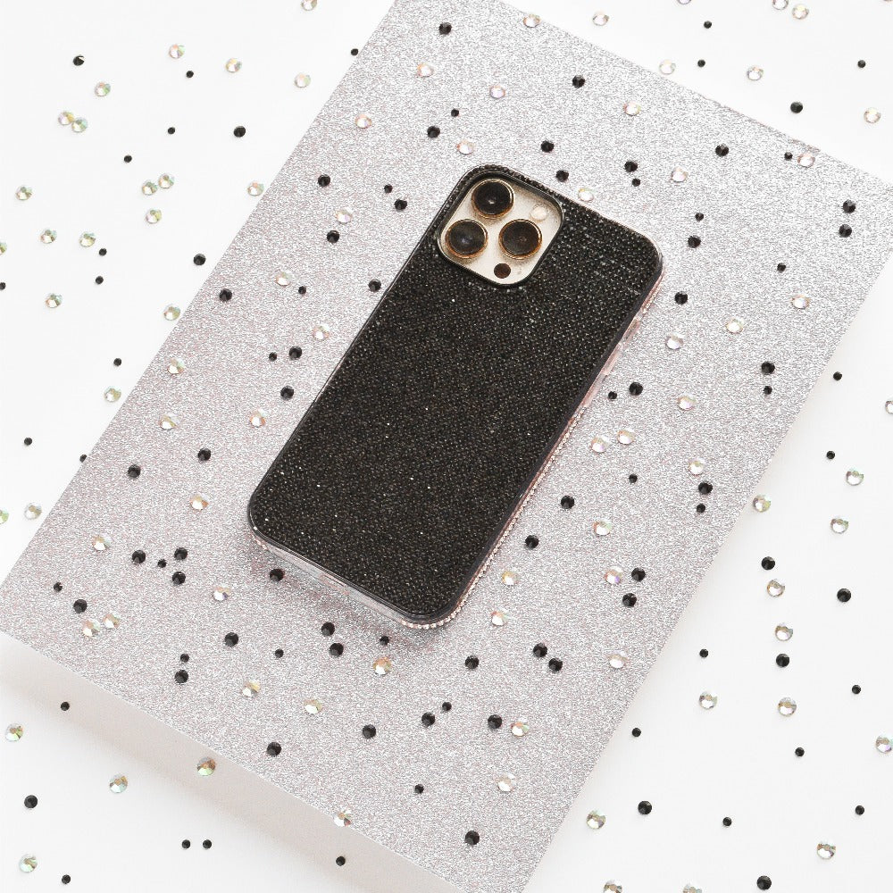 Disco Sparkle Phone Case - Black