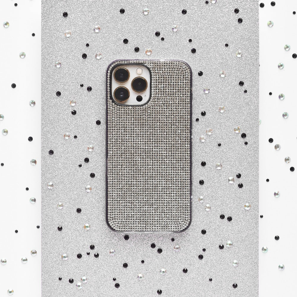 Disco Sparkle Phone Case - Silver