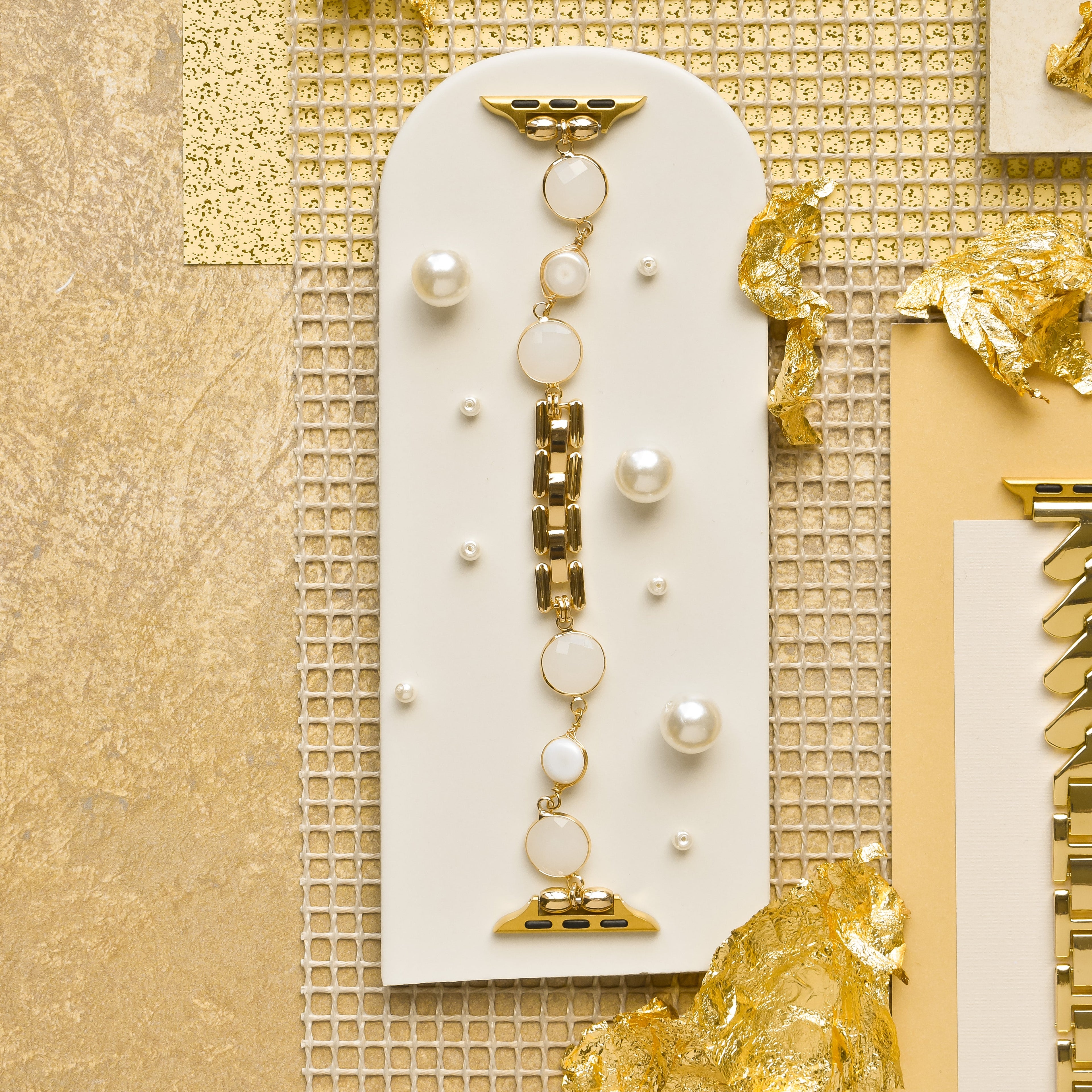 Sevimli Taşlı Bileklik Apple Watch Kayışı