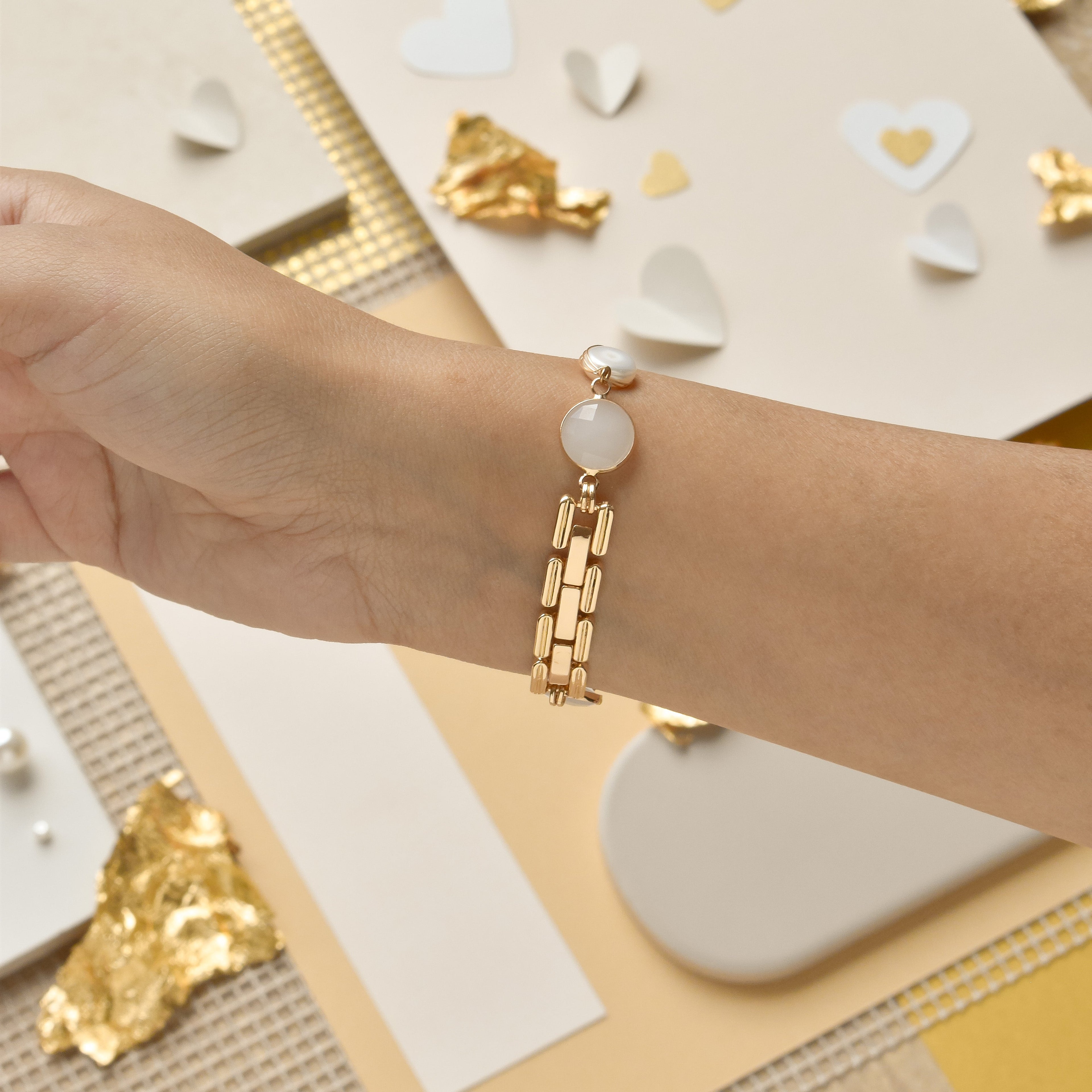 Sevimli Taşlı Bileklik Apple Watch Kayışı