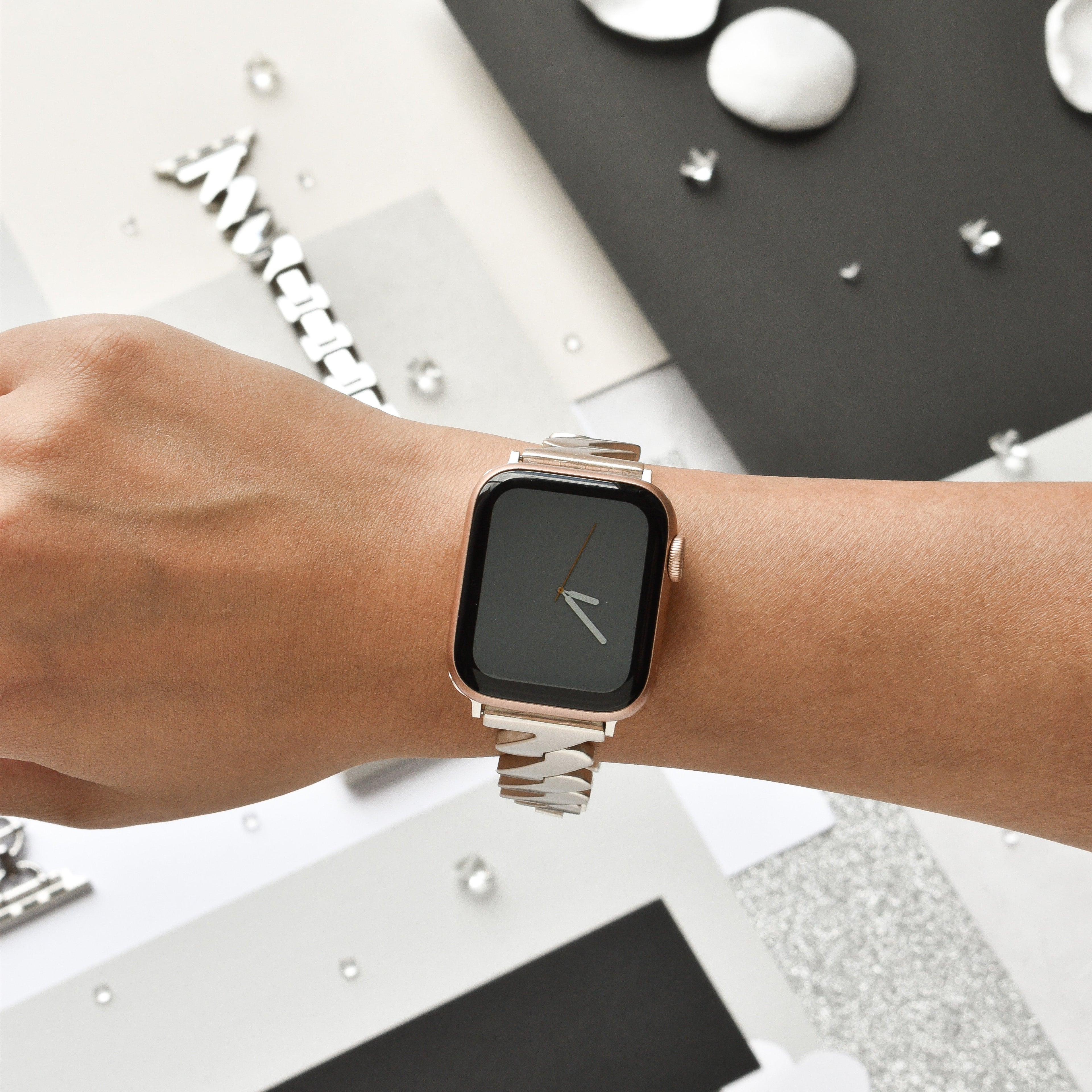 Dalgalı Apple Watch Kayışı - Yıldız Işığı