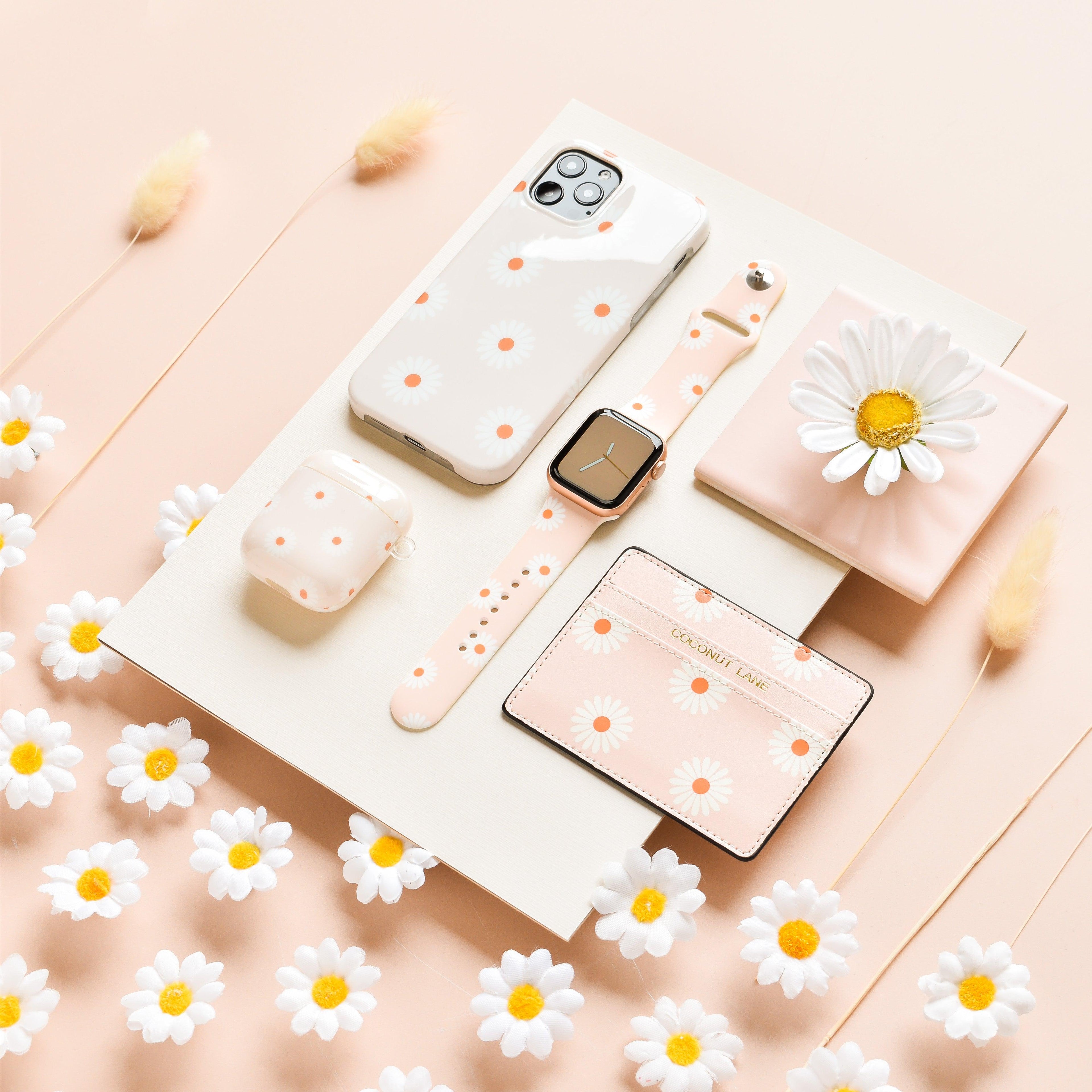 Nötr Papatyalar Apple Watch Kayışı