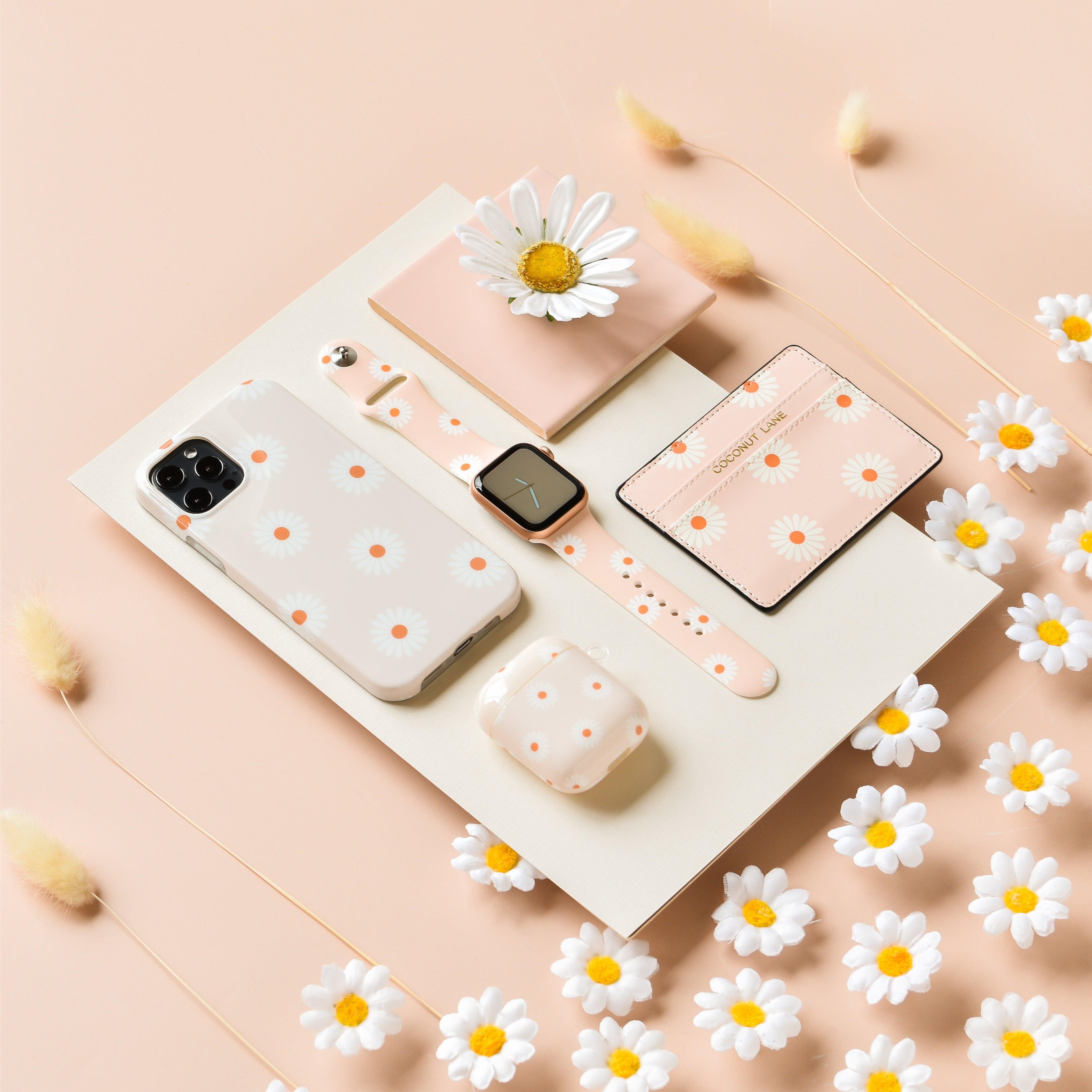 Nötr Papatyalar Apple Watch Kayışı