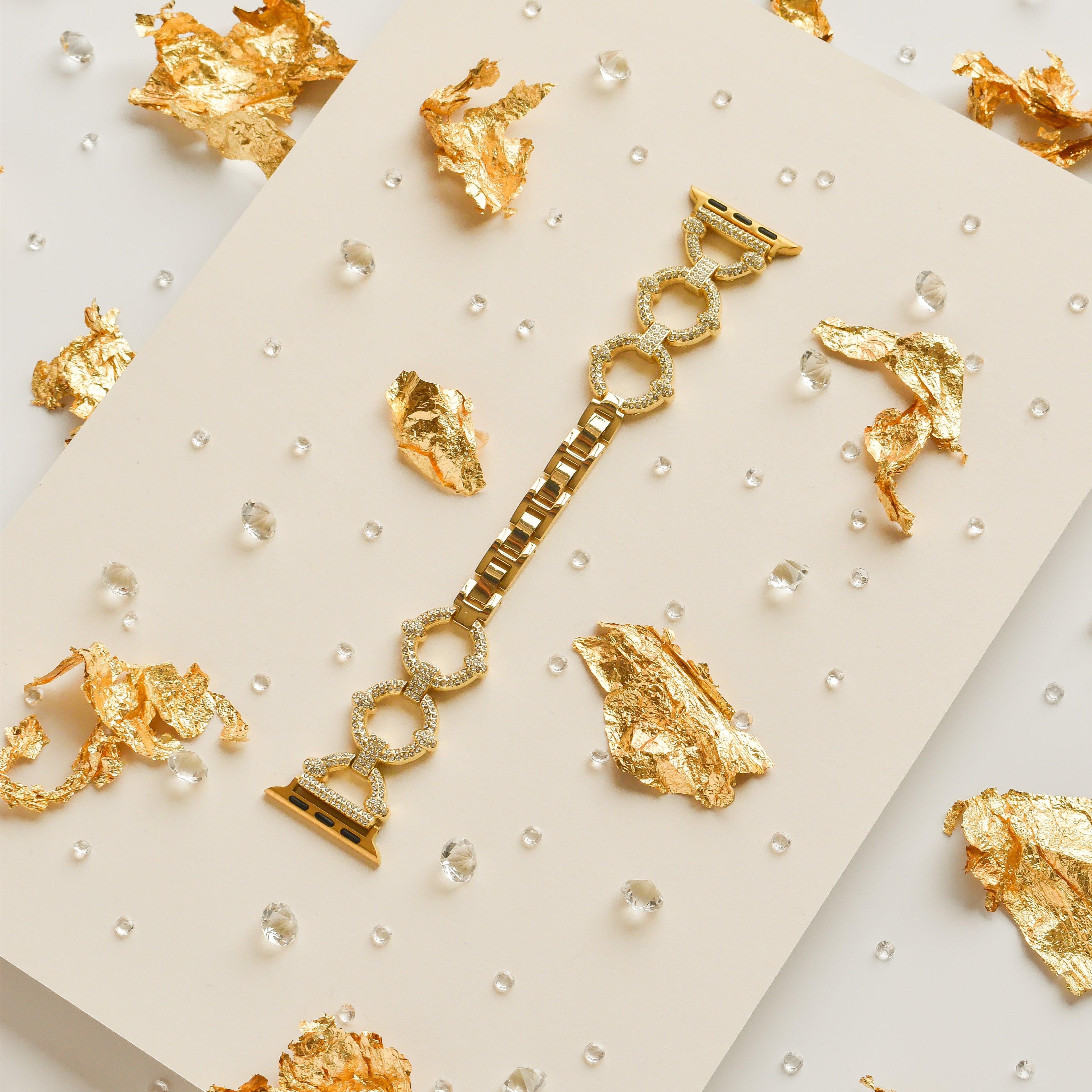 Elmaslı Bileklik Apple Watch Kayışı