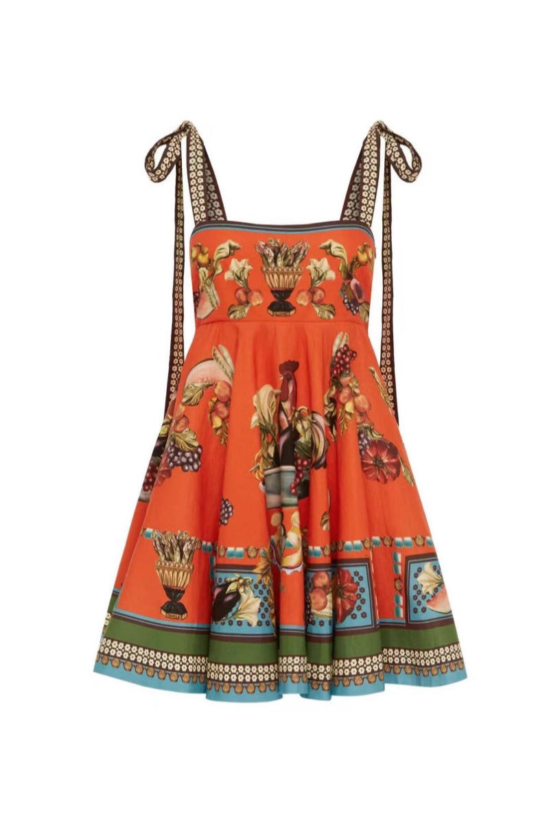 Adjustable Strap Midi Dress