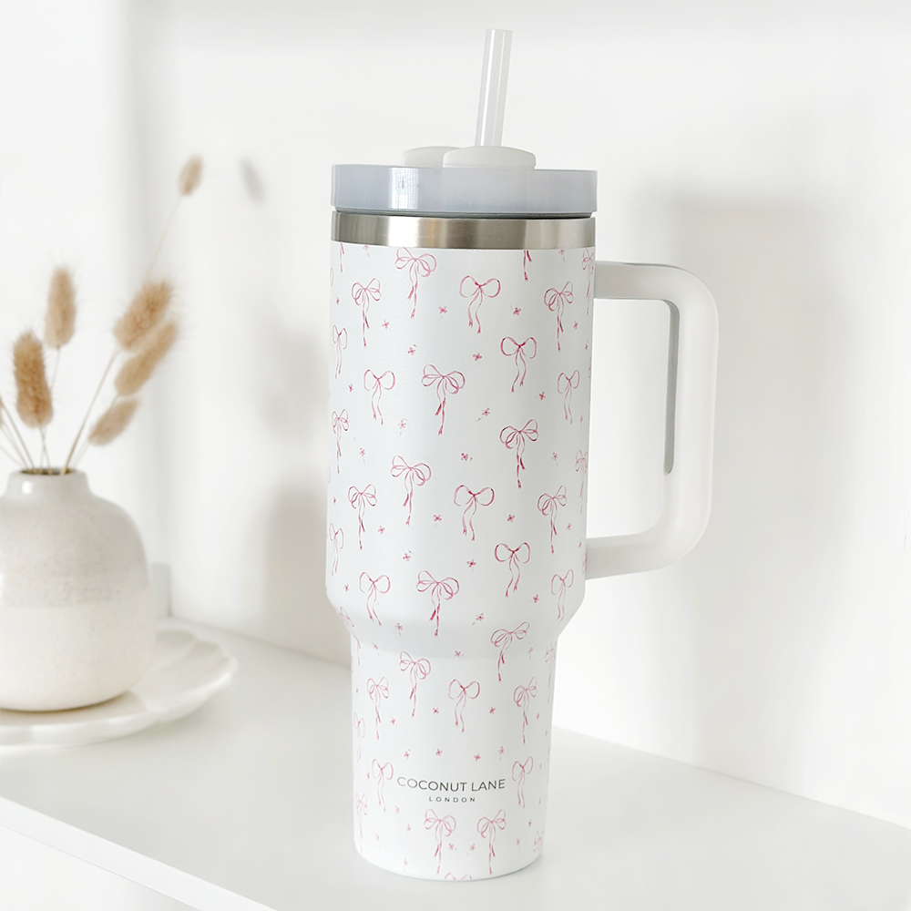 Stainless Steel Tumbler - Dainty Bows