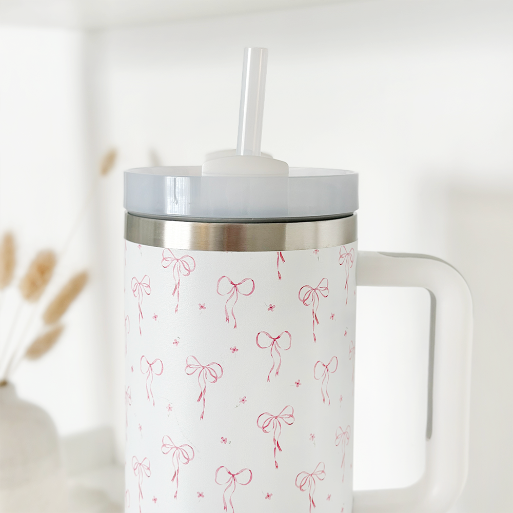 Stainless Steel Tumbler - Dainty Bows