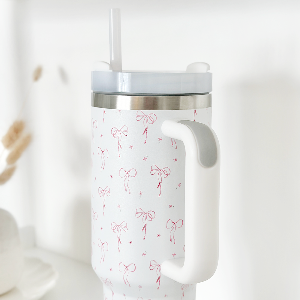 Stainless Steel Tumbler - Dainty Bows