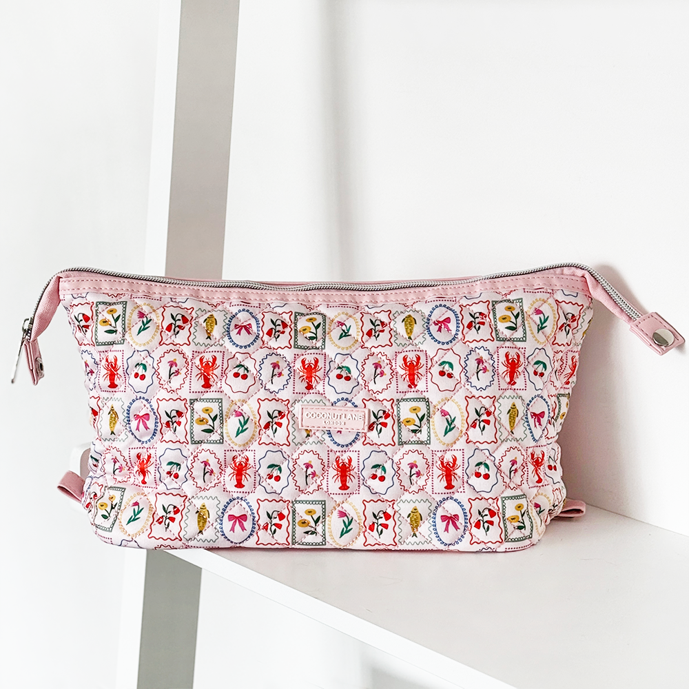 Genişletilebilir Makyaj Çantası - Kapitone Dolce Vita