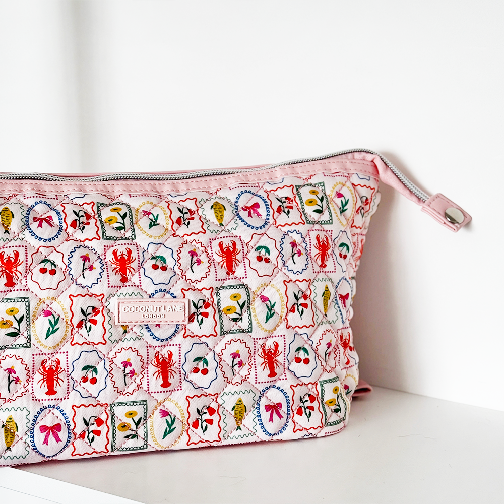 Genişletilebilir Makyaj Çantası - Kapitone Dolce Vita