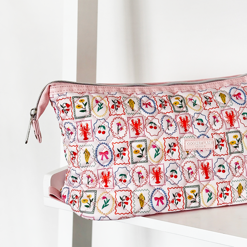 Genişletilebilir Makyaj Çantası - Kapitone Dolce Vita